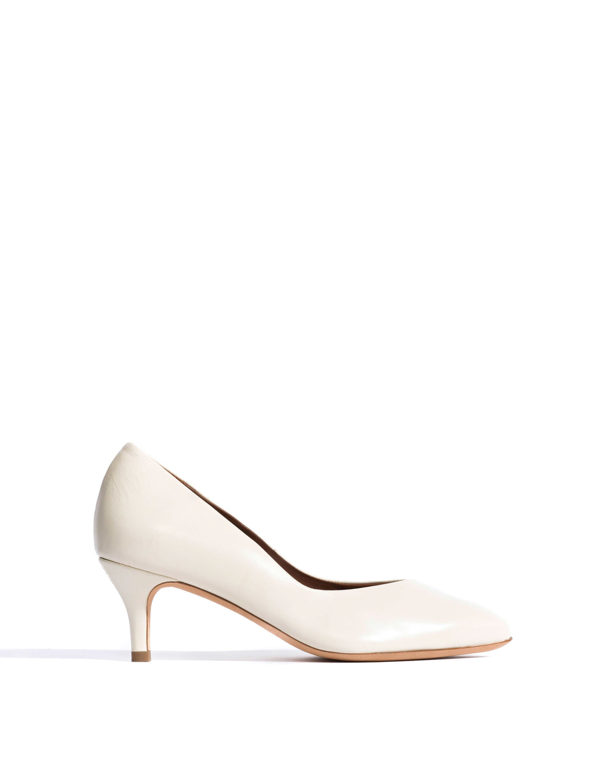 Trini 55 Shiny lamb White sand - Anonymous Copenhagen Heels