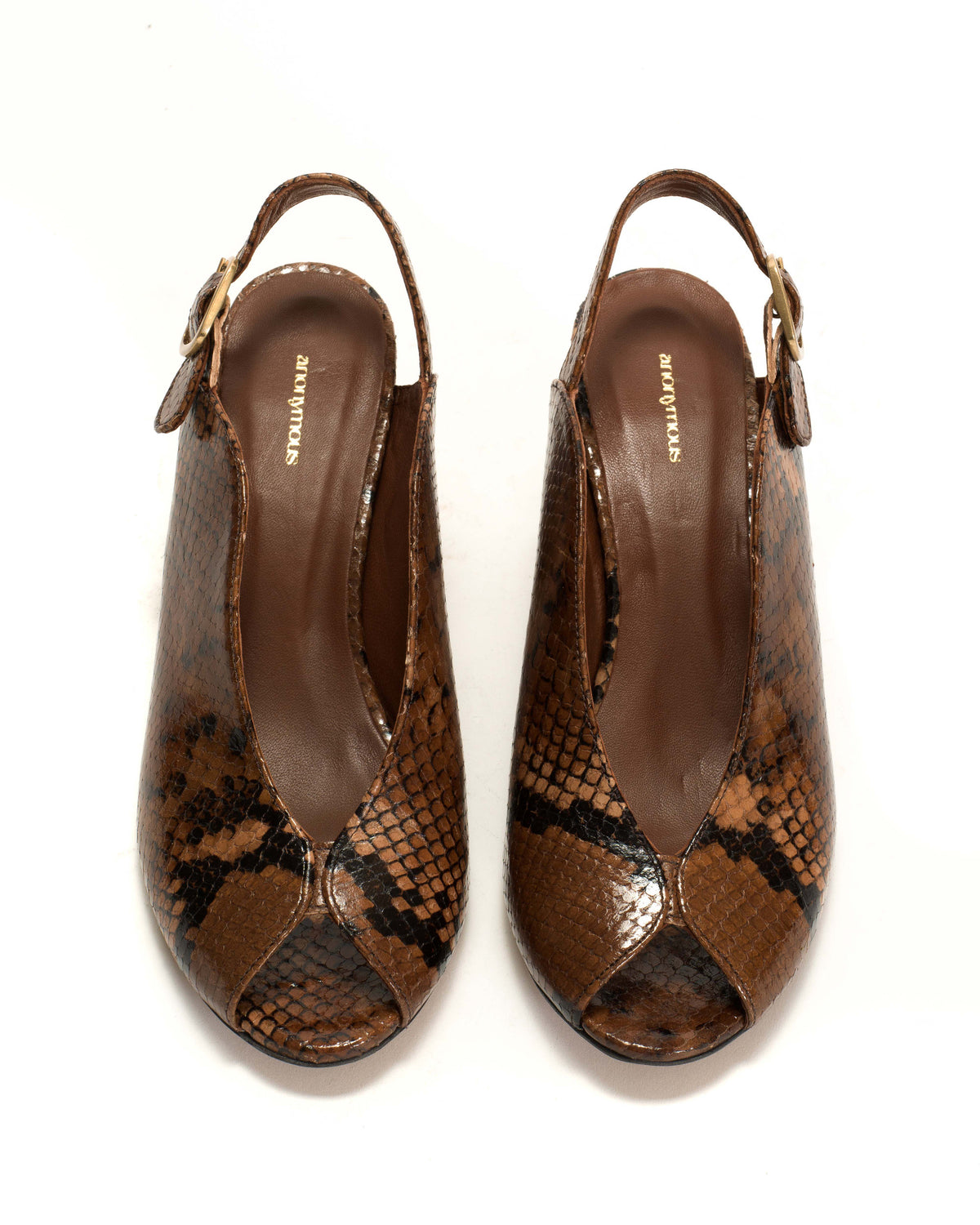 Trisia Snake calf Hazelnut