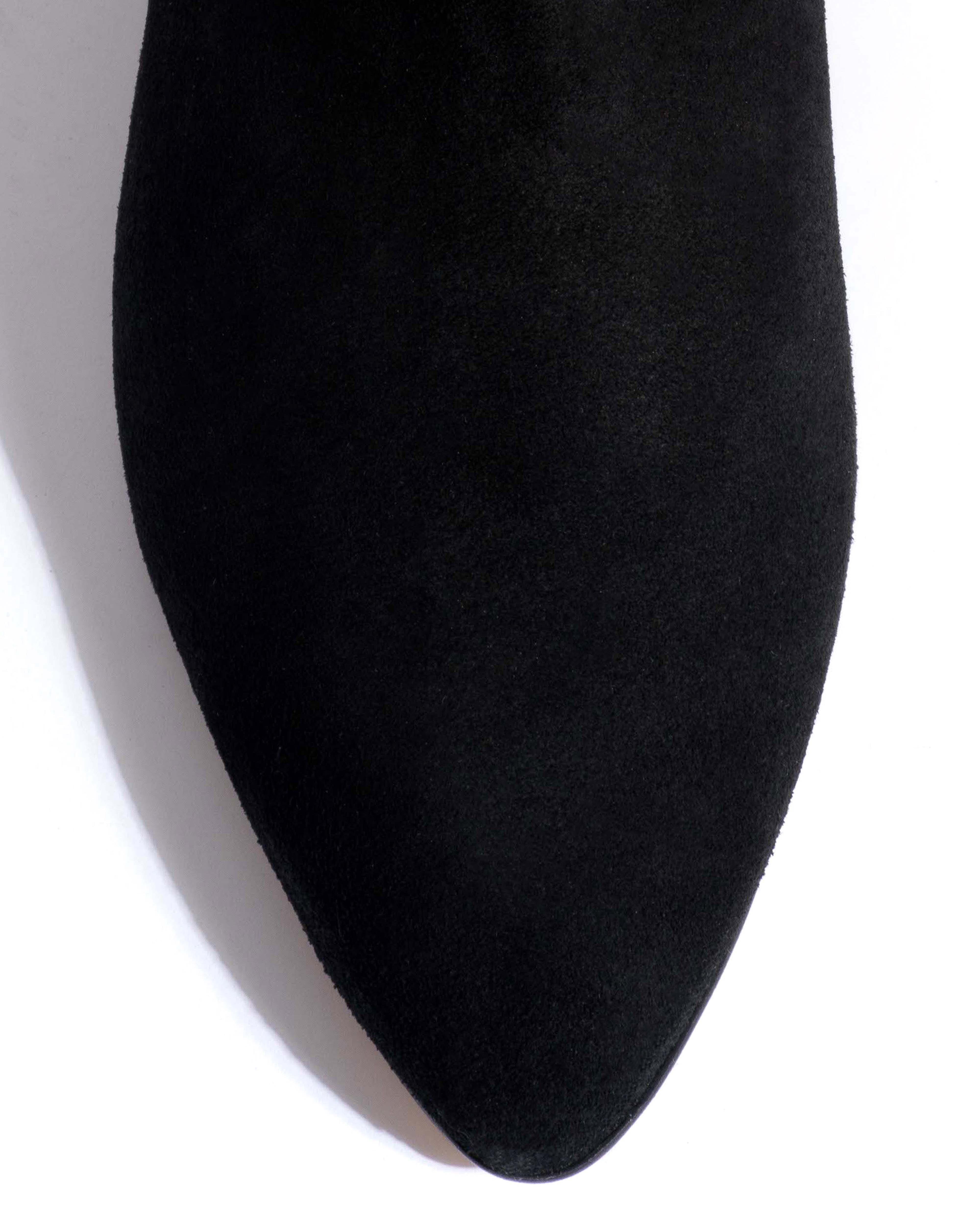 Valle 20 Calf suede Black
