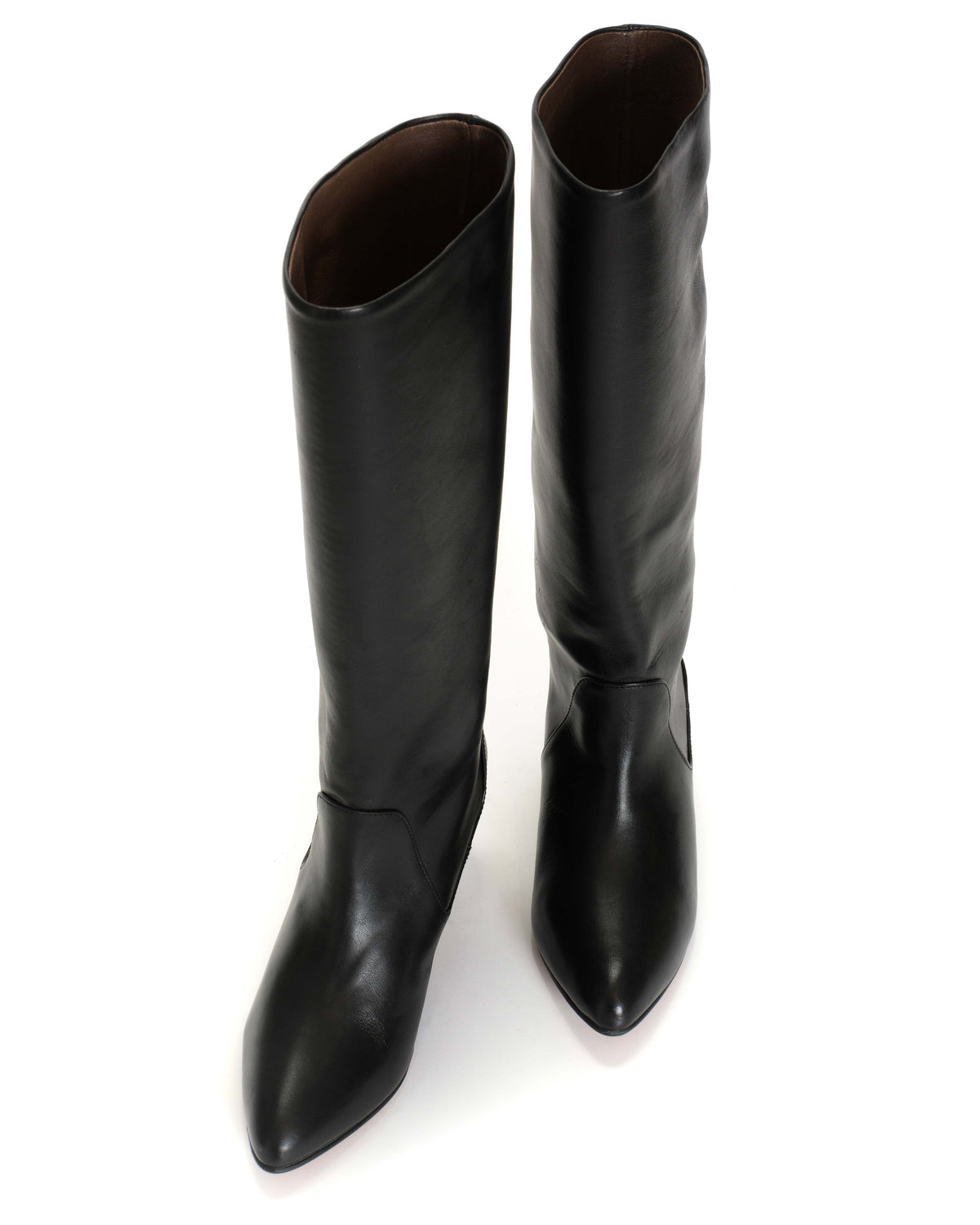 Valle 50 stiletto Soft calf Black