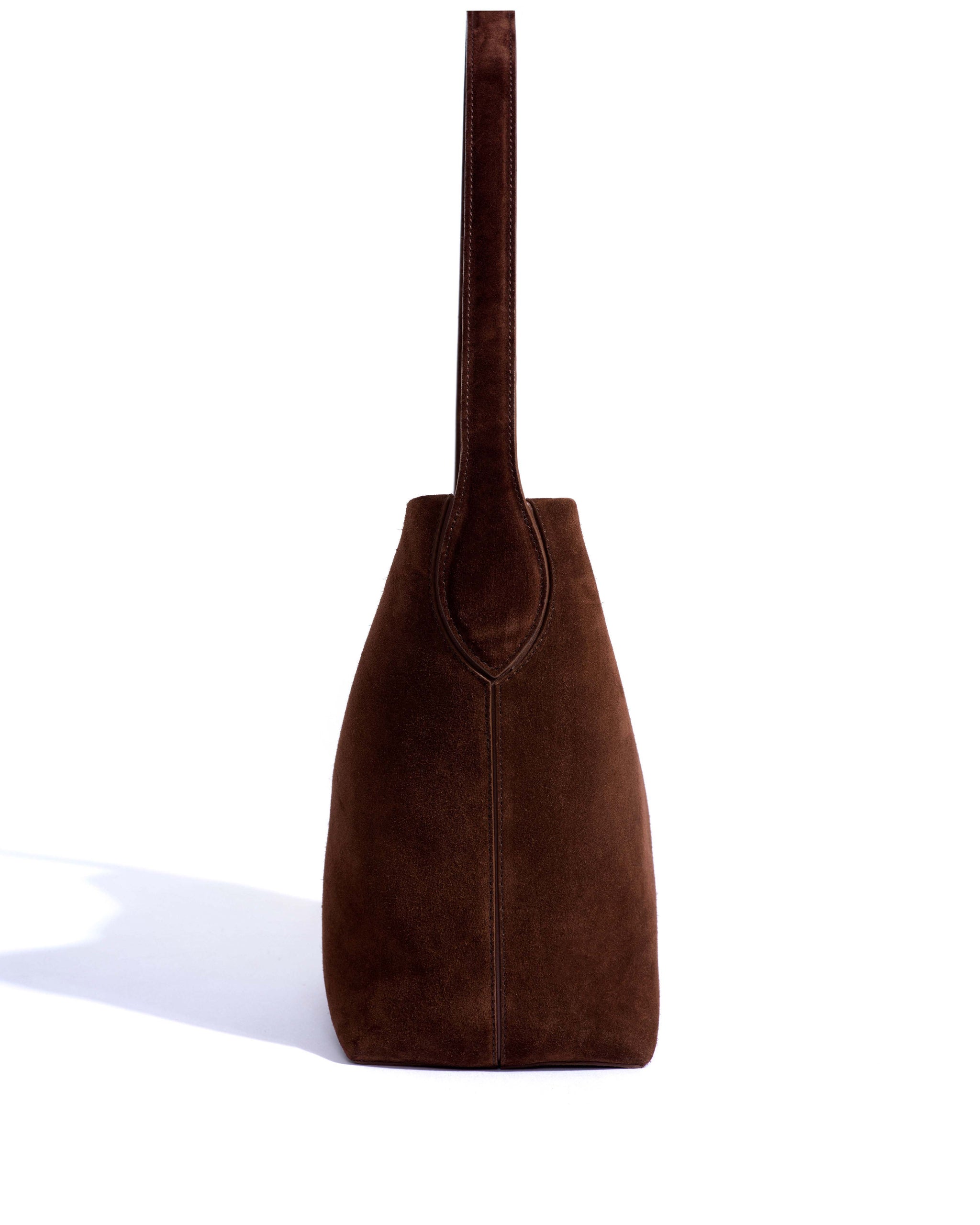Versa petite bag Calf suede Chocolate - 