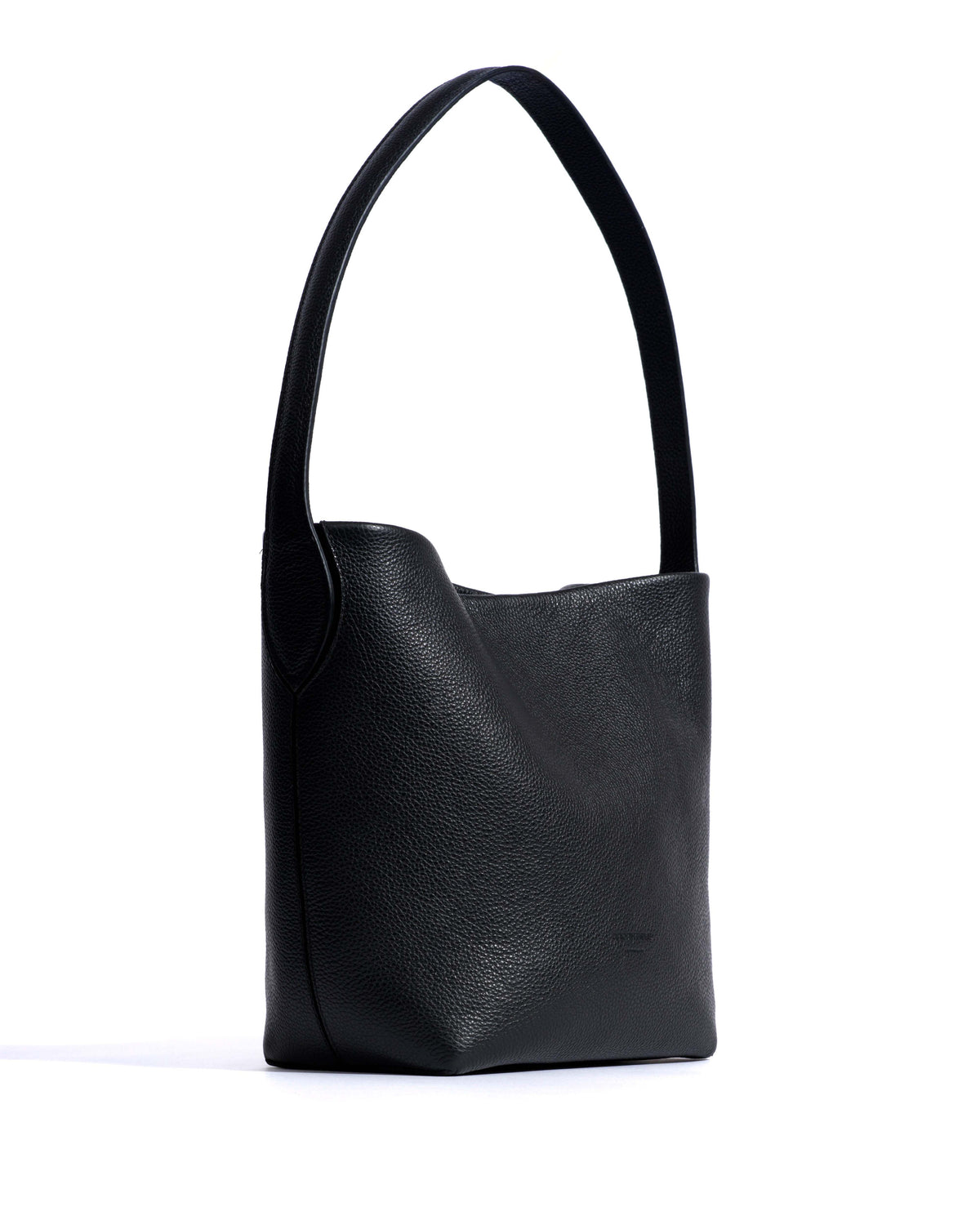 Versa petite bag Pebbled soft calf Black