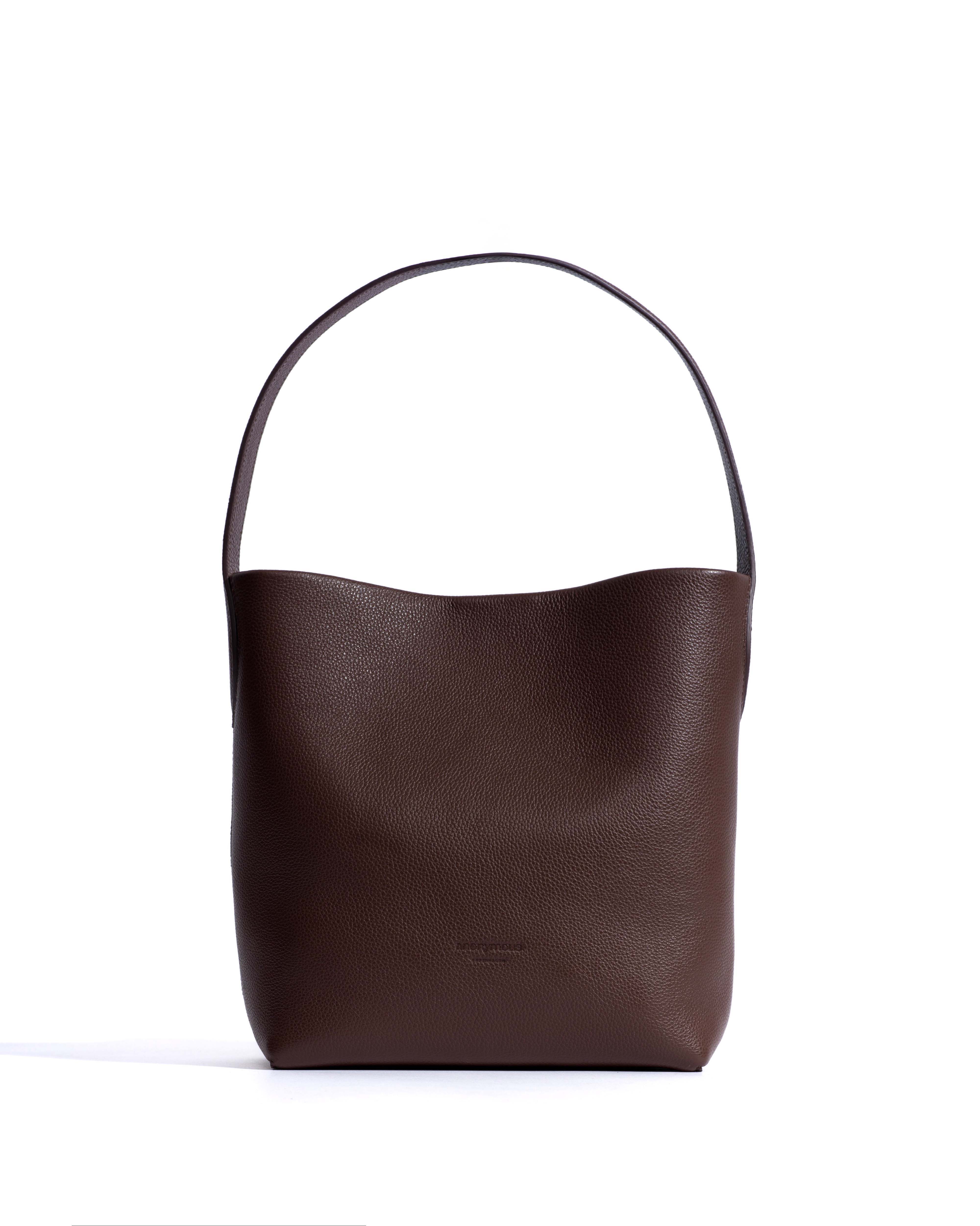 Versa petite bag Pebbled soft calf Chocolate