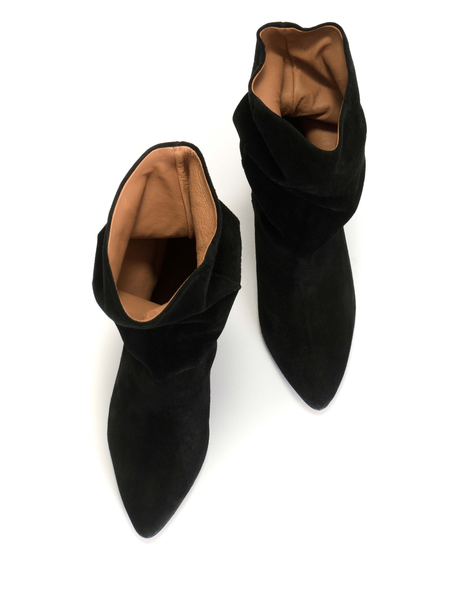 Vully 50 Stiletto Calf suede Black - Anonymous Copenhagen