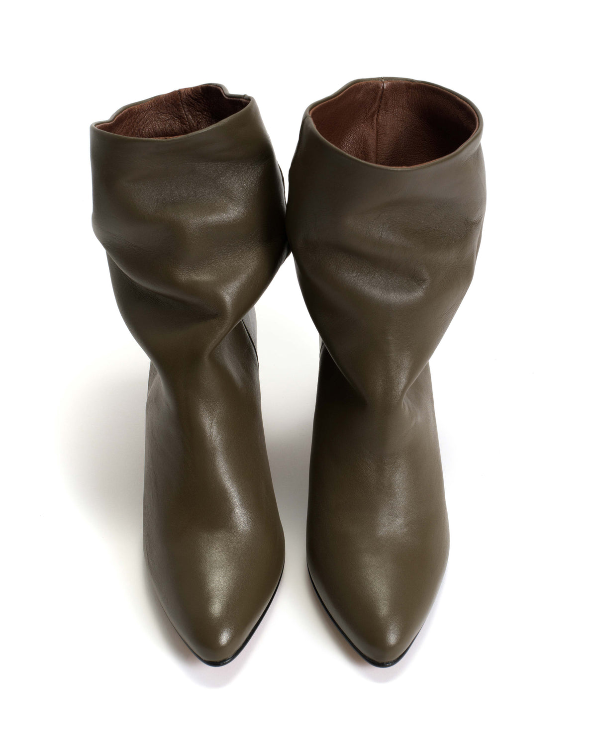 Vully 50 stiletto Soft calf Olive green