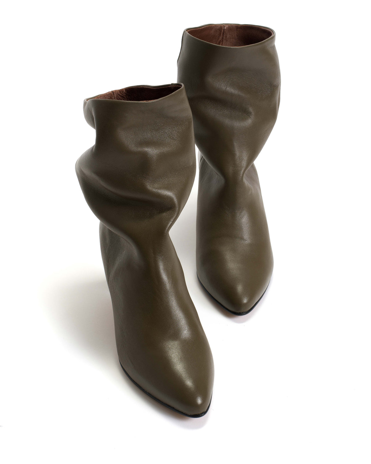 Vully 50 stiletto Soft calf Olive green