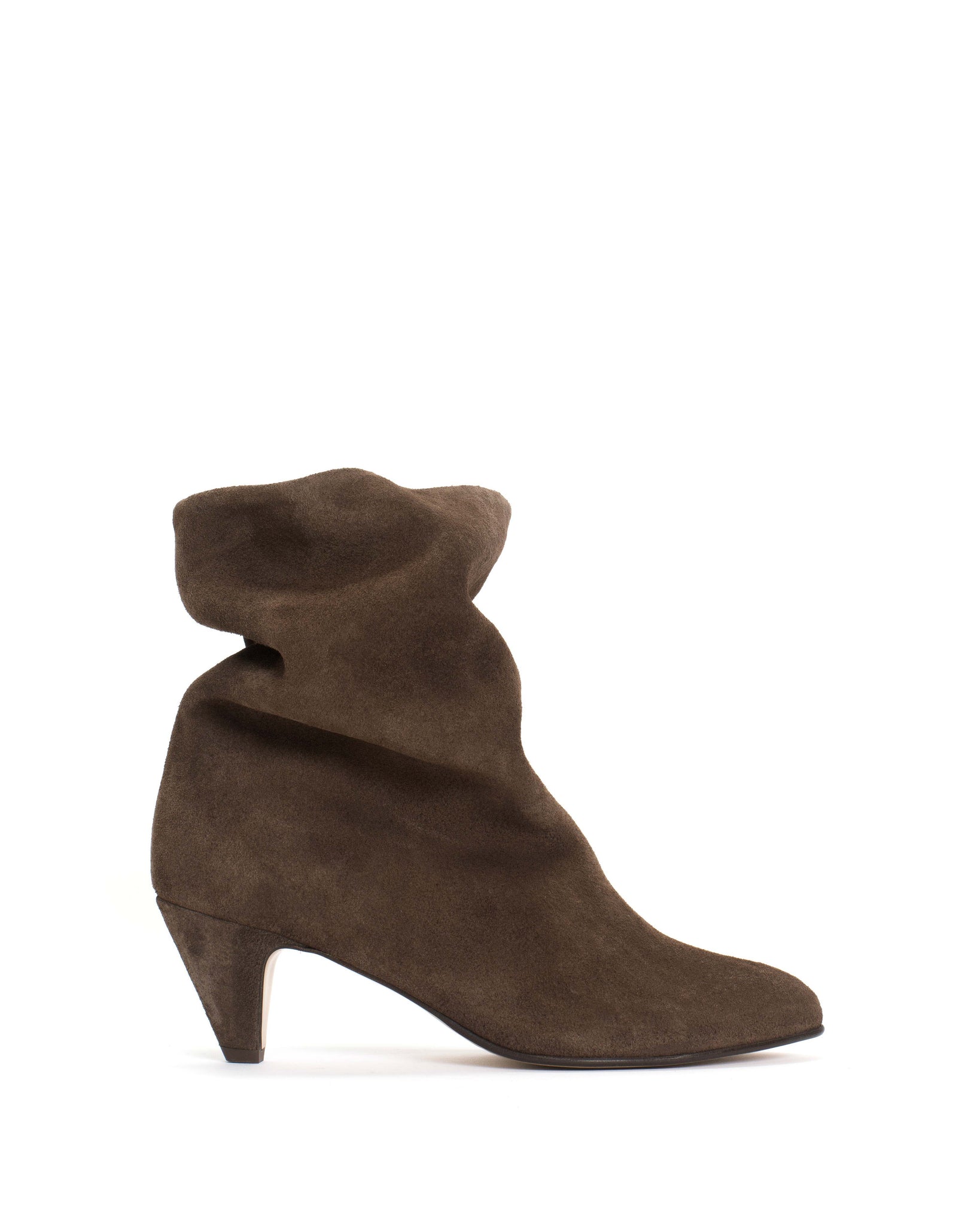 Vully 50 stiletto Calf suede Coffee brown - Anonymous Copenhagen