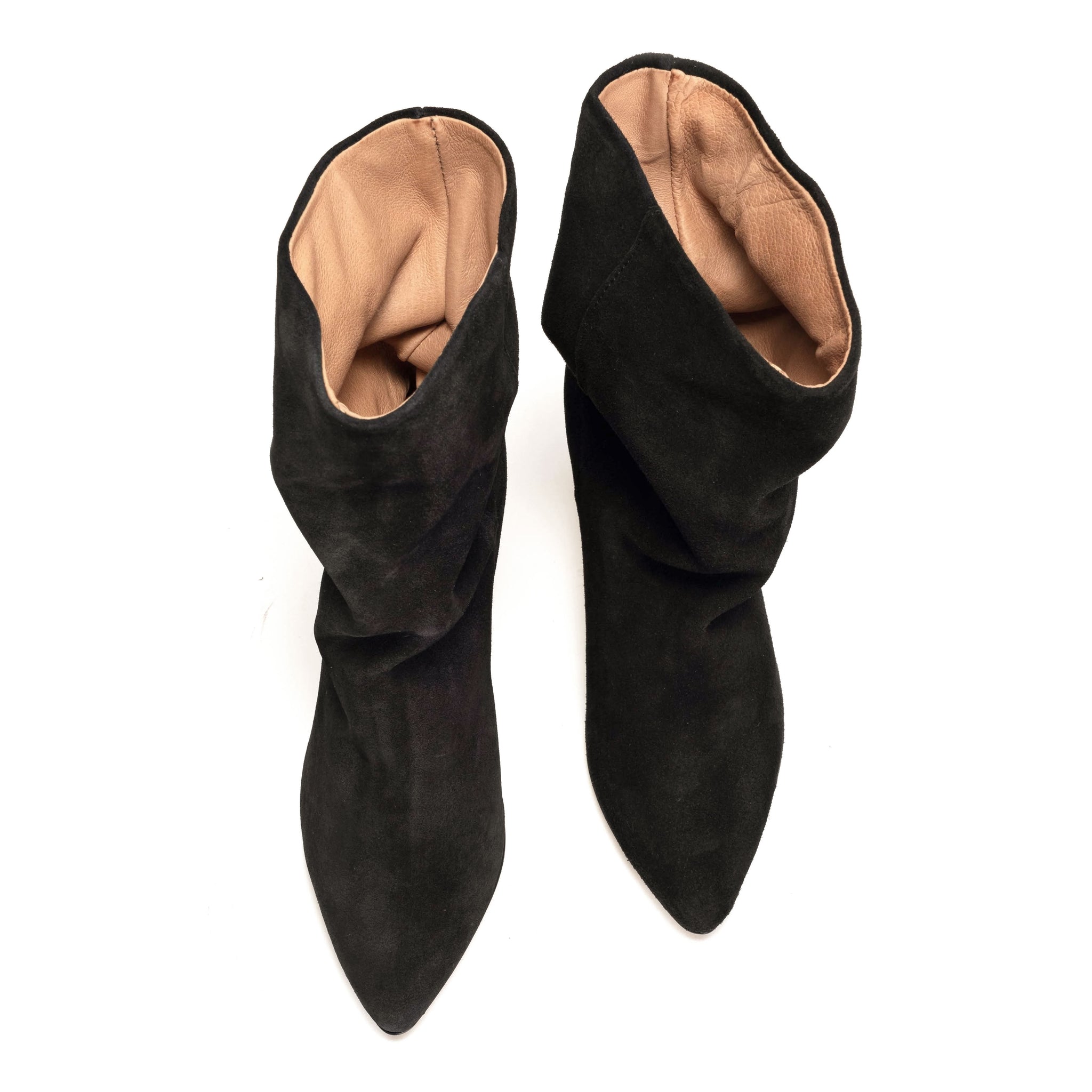 Vully 75 Stiletto Calf suede Black - Anonymous Copenhagen