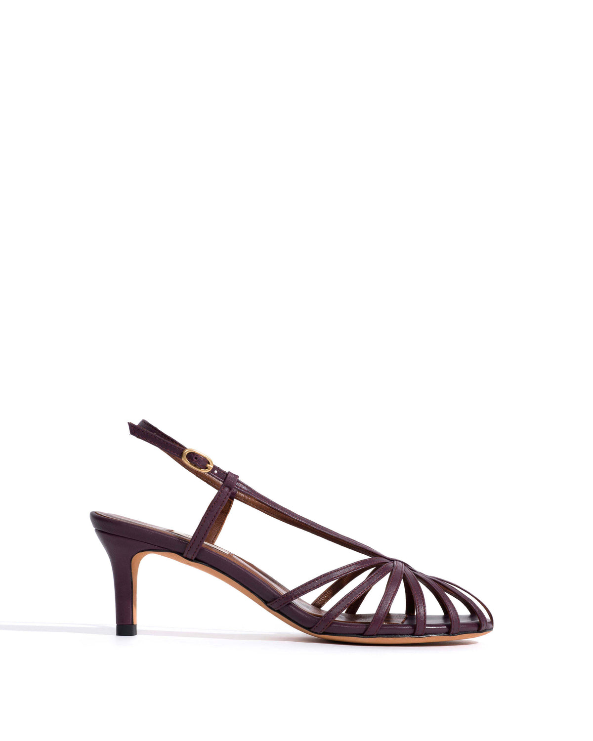 Candace 55 Shiny lamb Fig purple