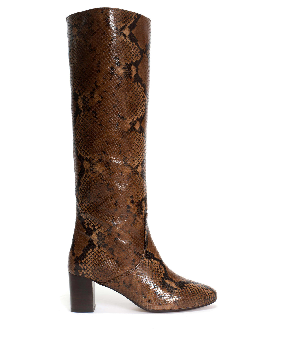 Henriette Snake calf Hazelnut