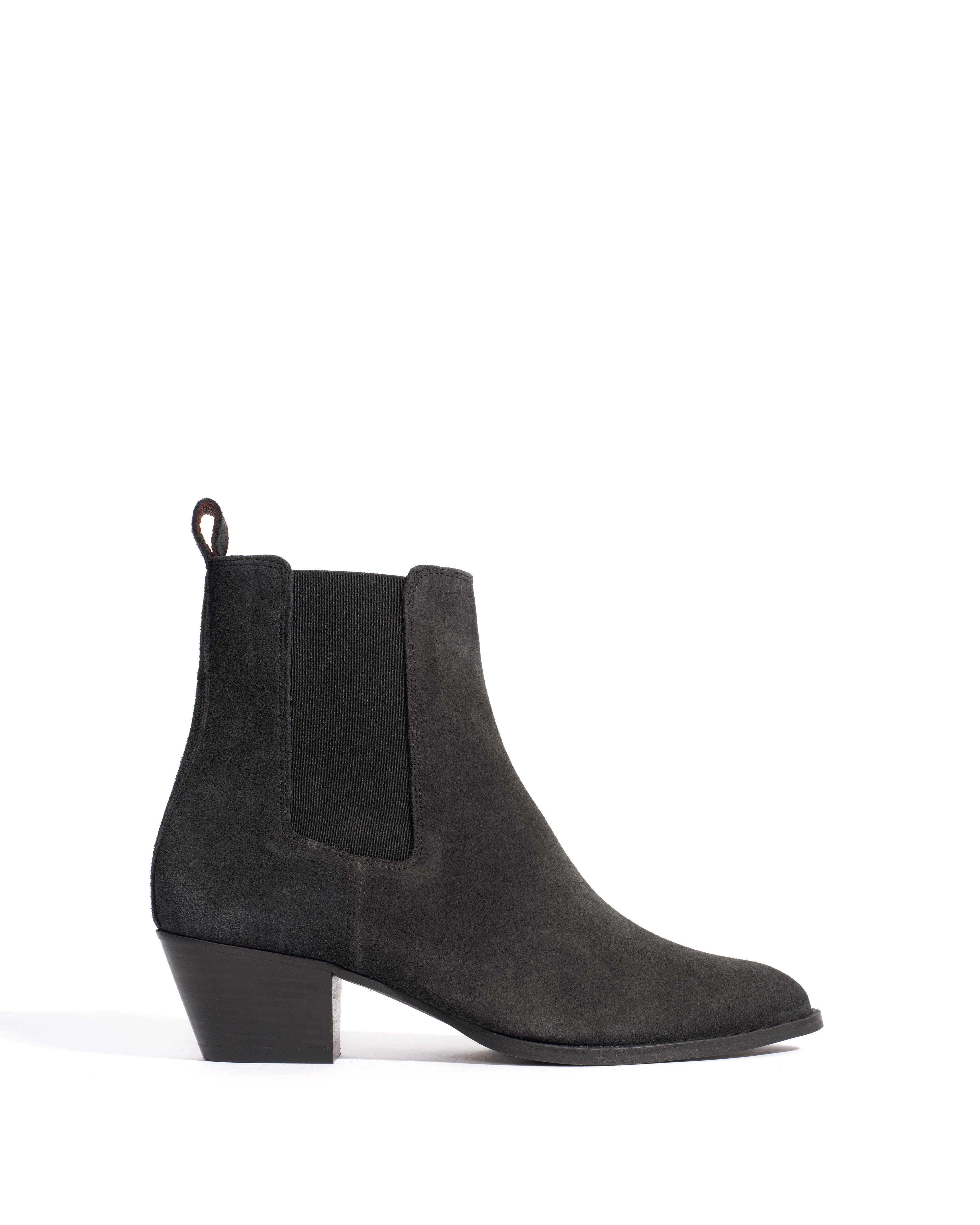Faith Calf suede Off black