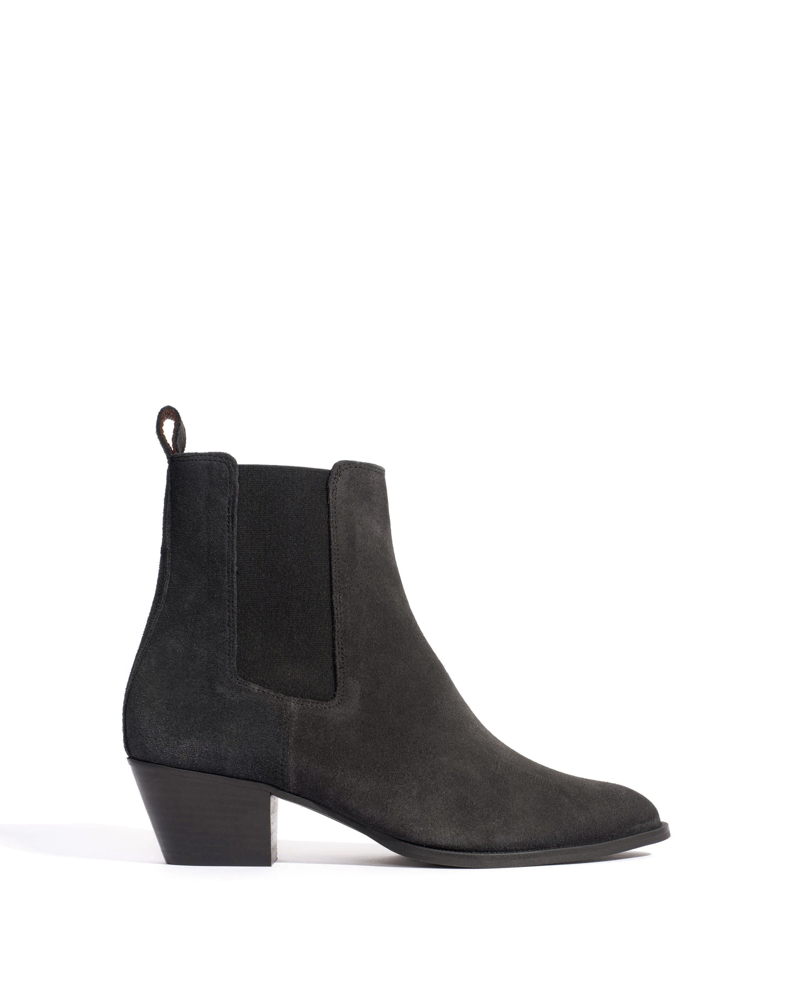 Faith Calf suede Off black - Anonymous Copenhagen