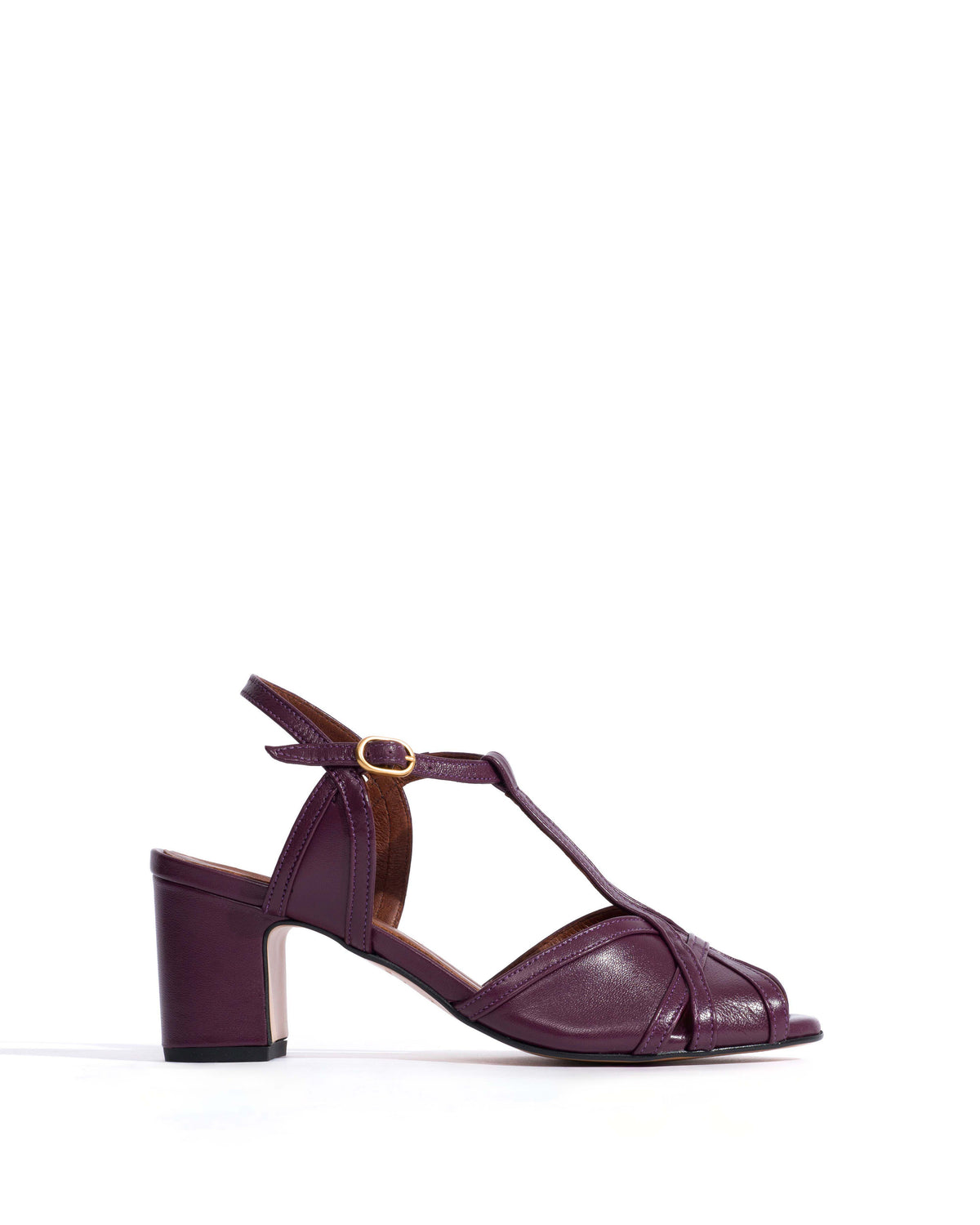 Therese 55 Shiny lamb Fig purple