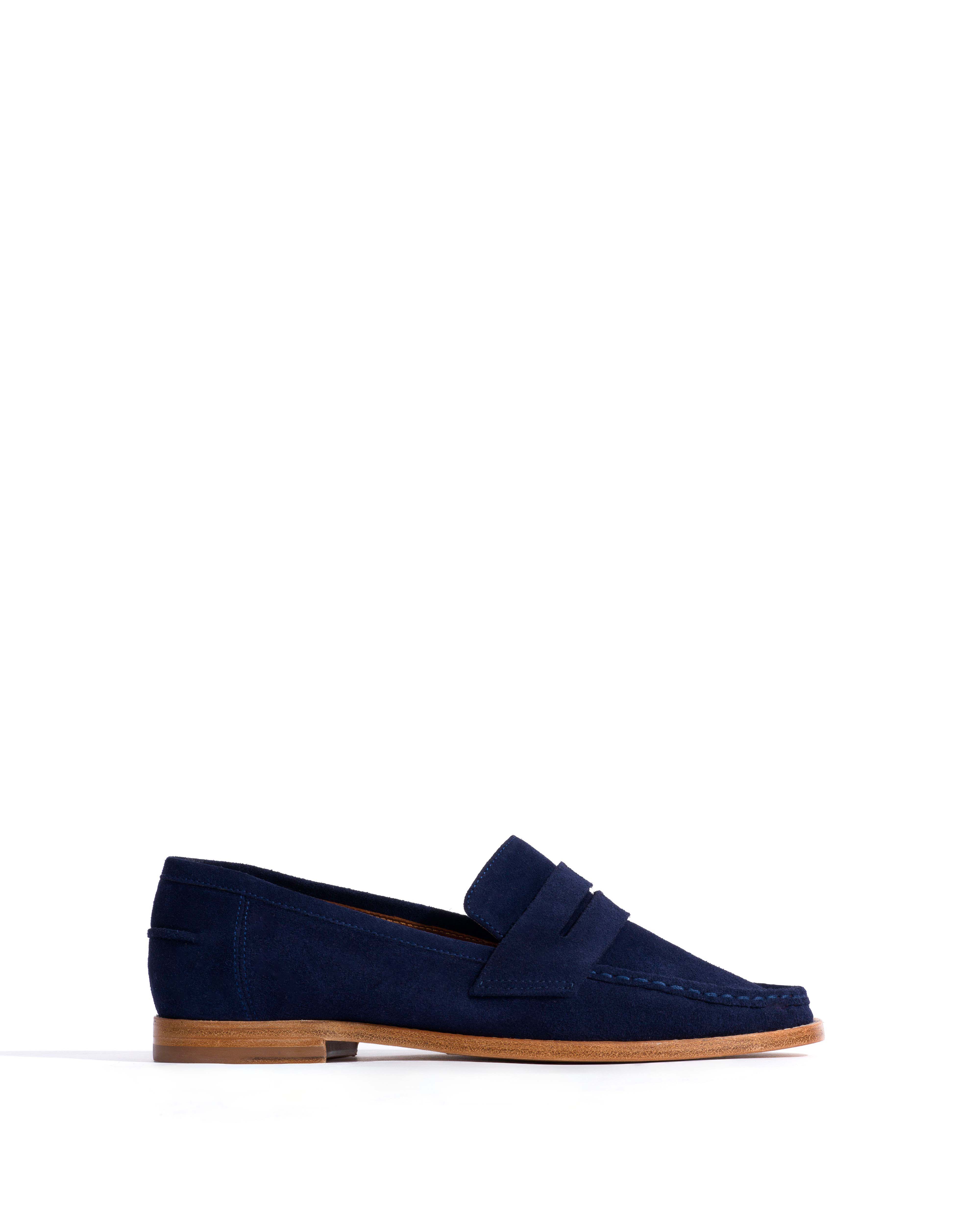 Jesha Calf suede Ink blue