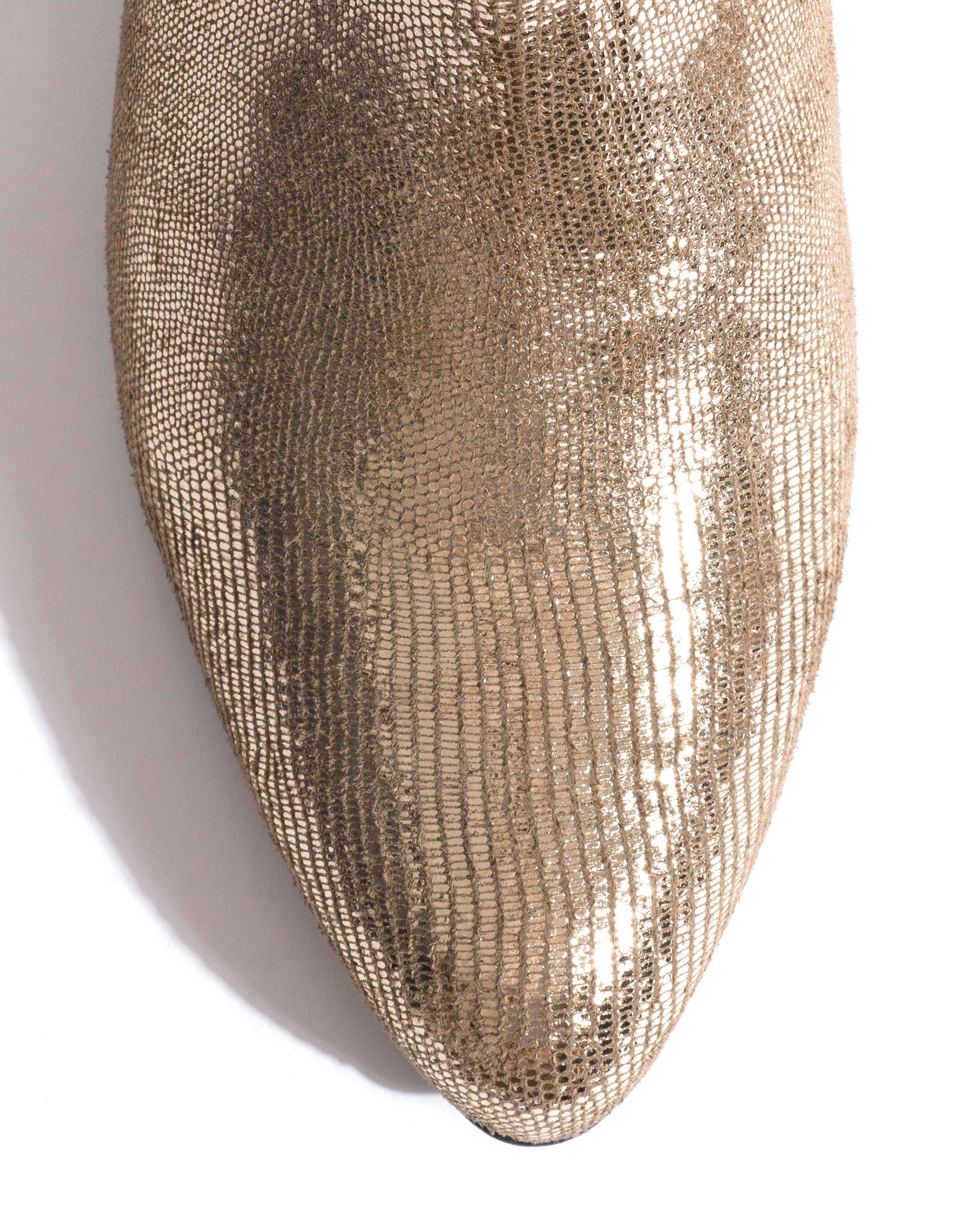 Jasmina 20 Lizard metallic goat Vintage champagne