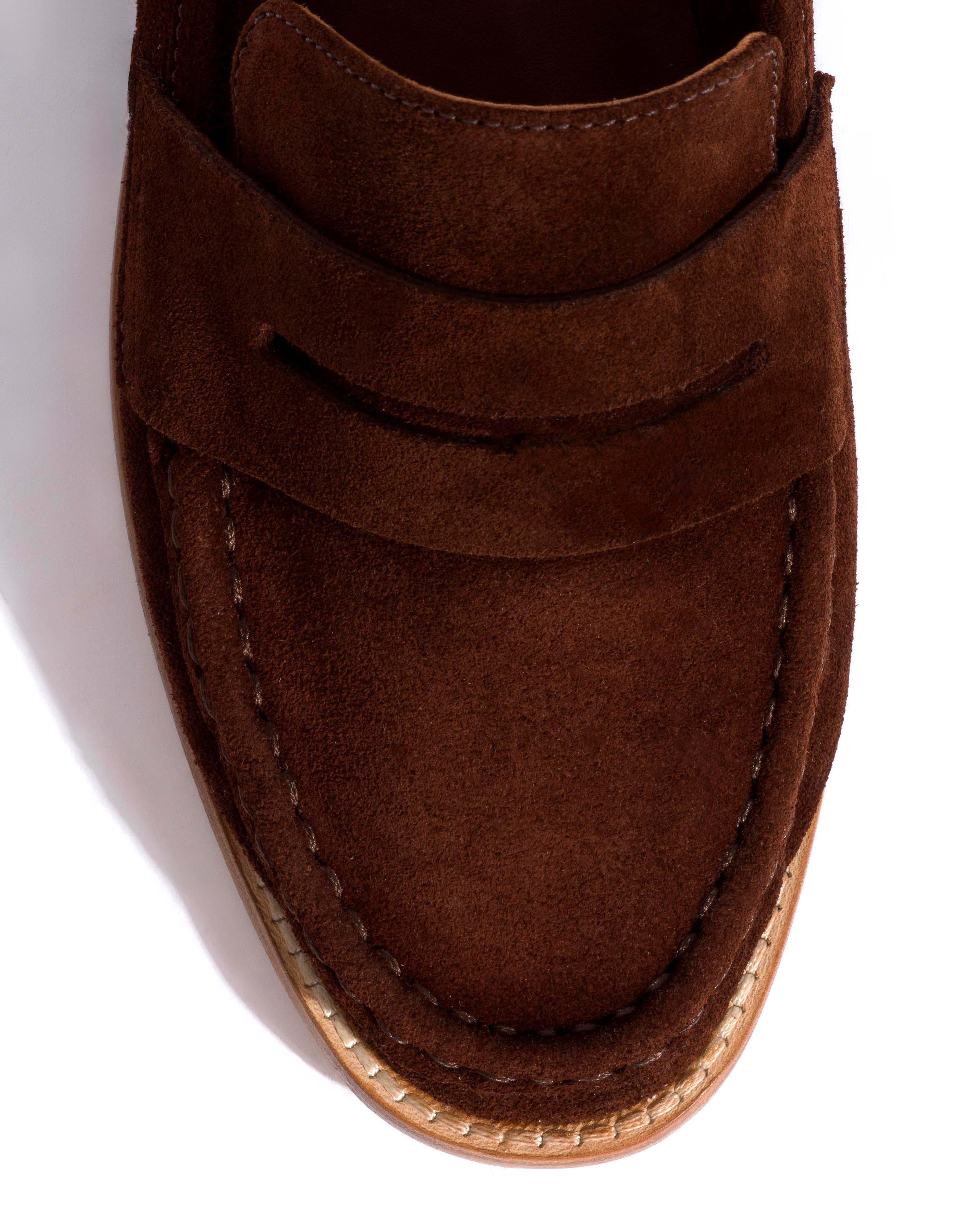 Jesha Calf suede Chocolate