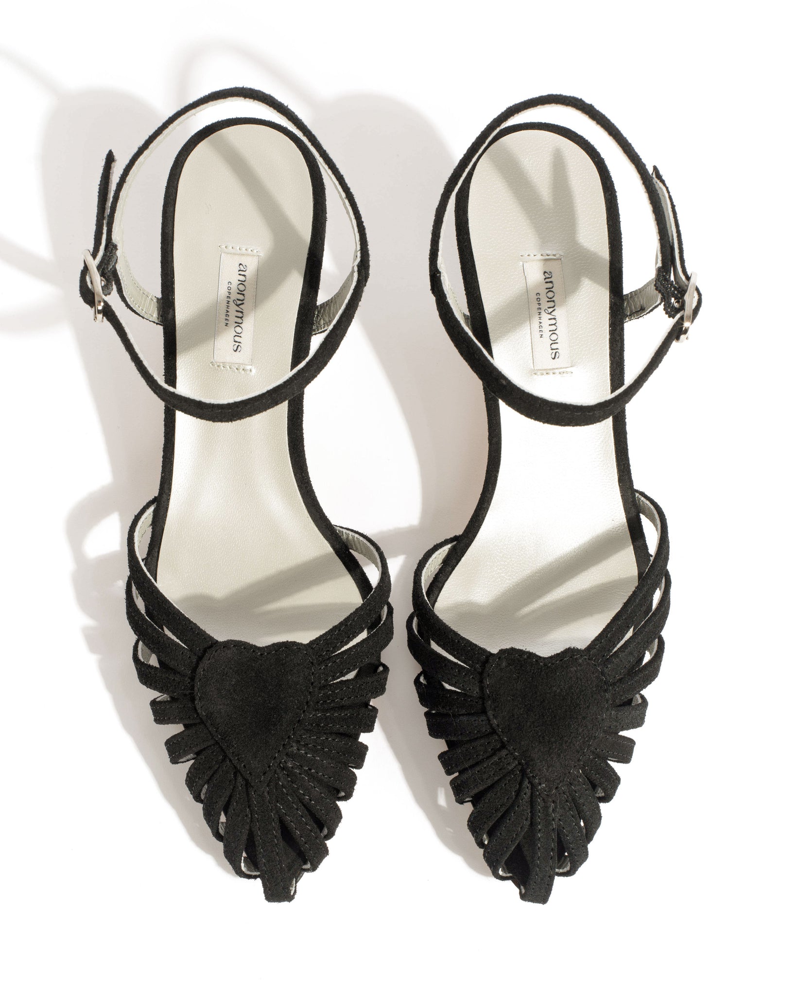 Keesha 55 Calf suede & lining Black & silver - Anonymous Copenhagen