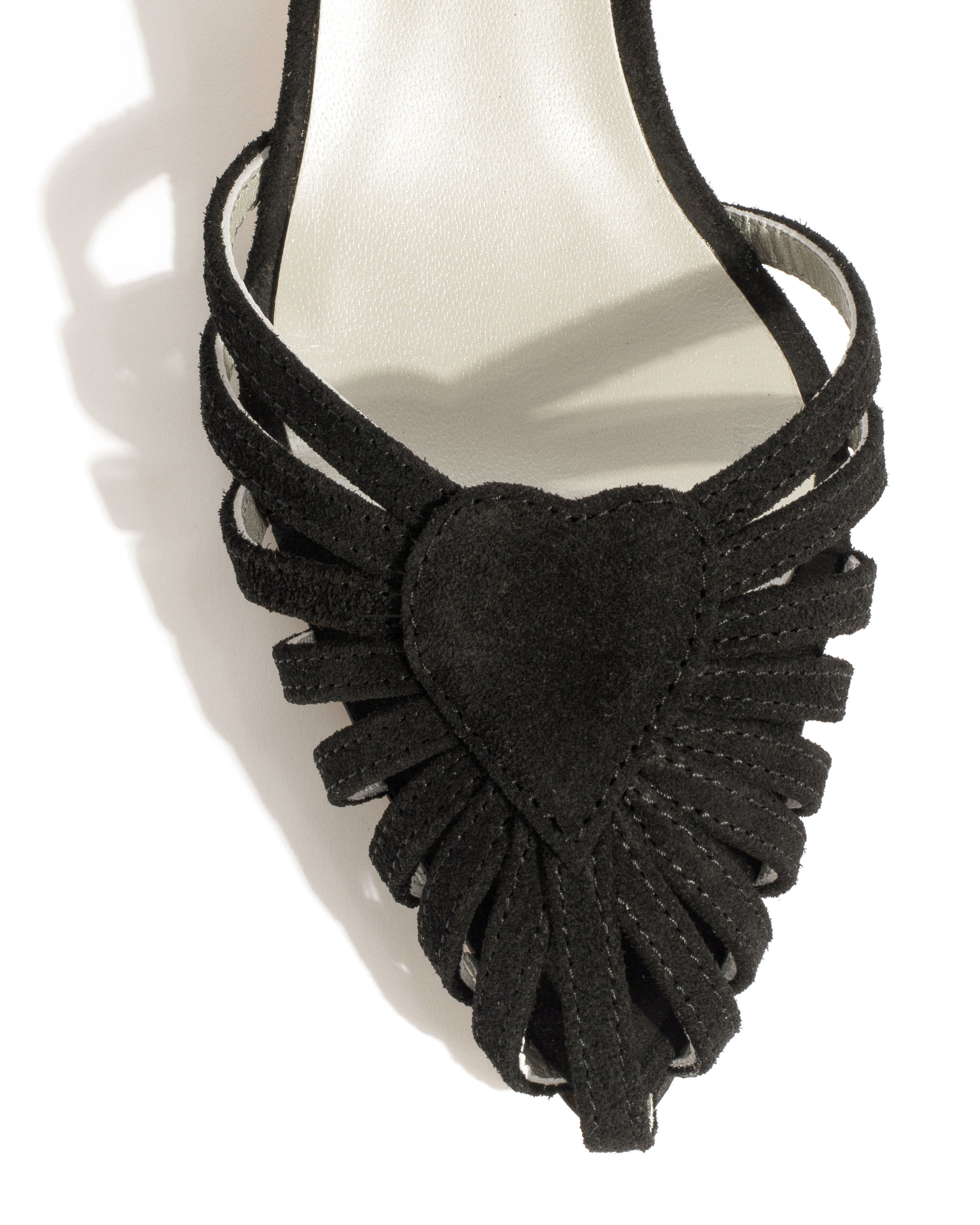 Keesha 55 Calf suede & lining Black & silver