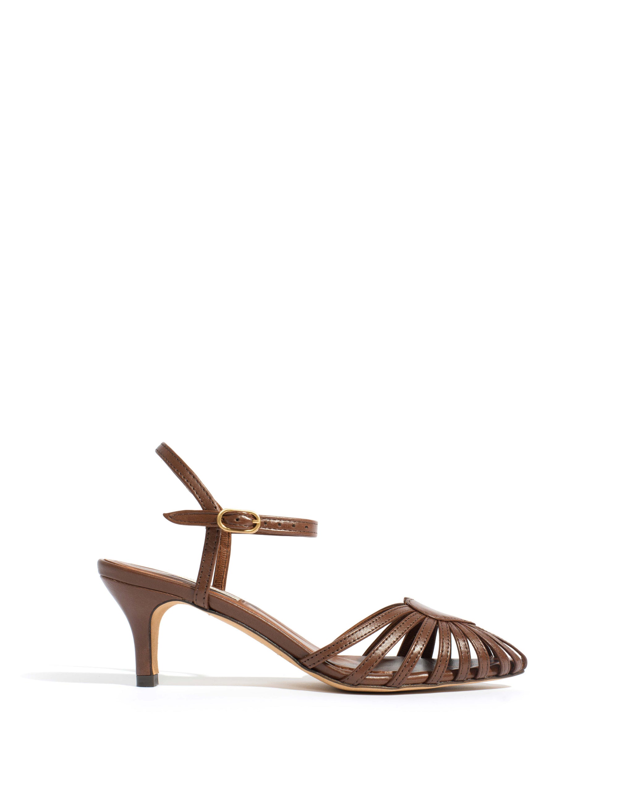 Keesha 55 Shiny lamb Chocolate - Anonymous Copenhagen Heels