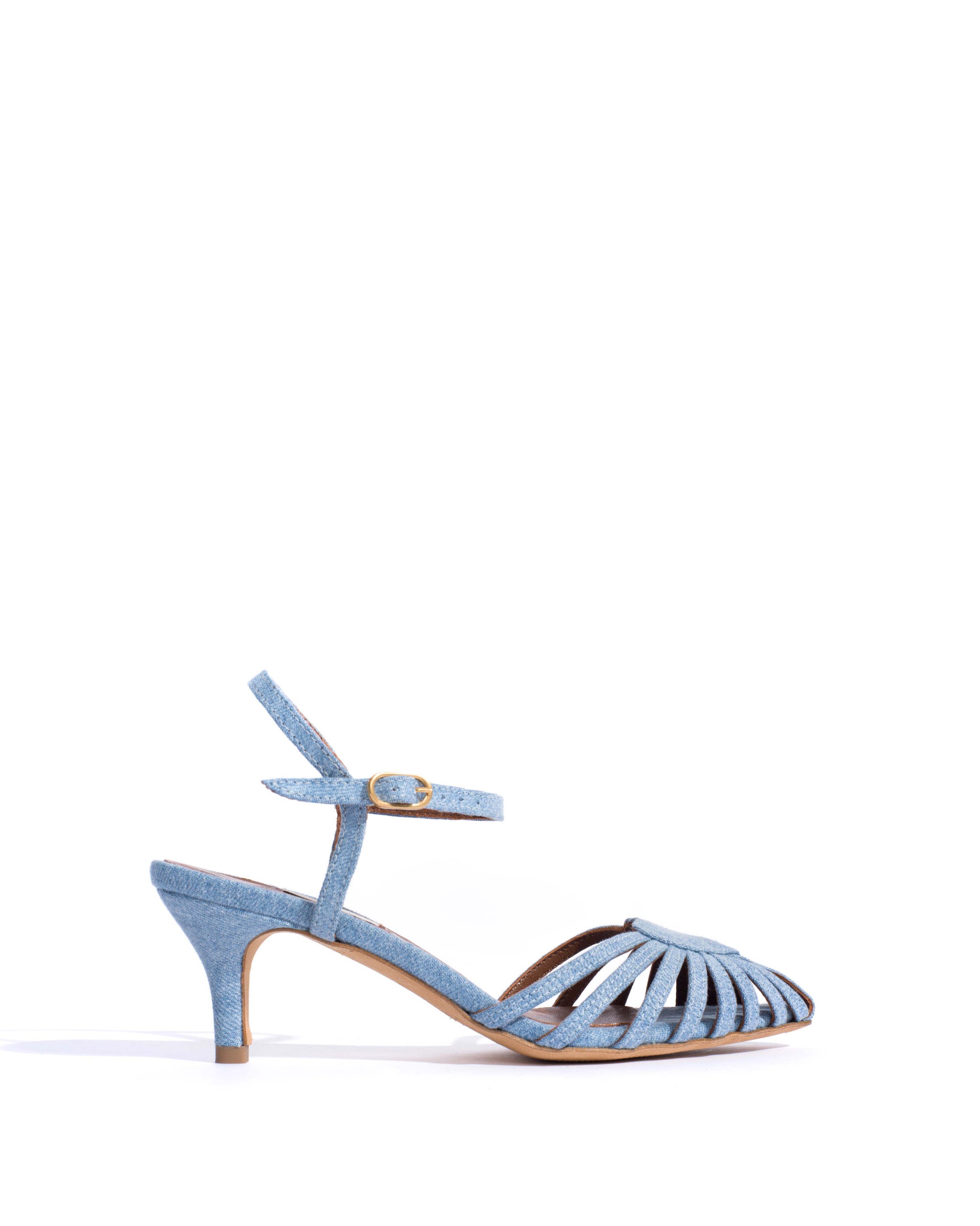 Keesha 55 Denim Washed blue - Anonymous Copenhagen Heels