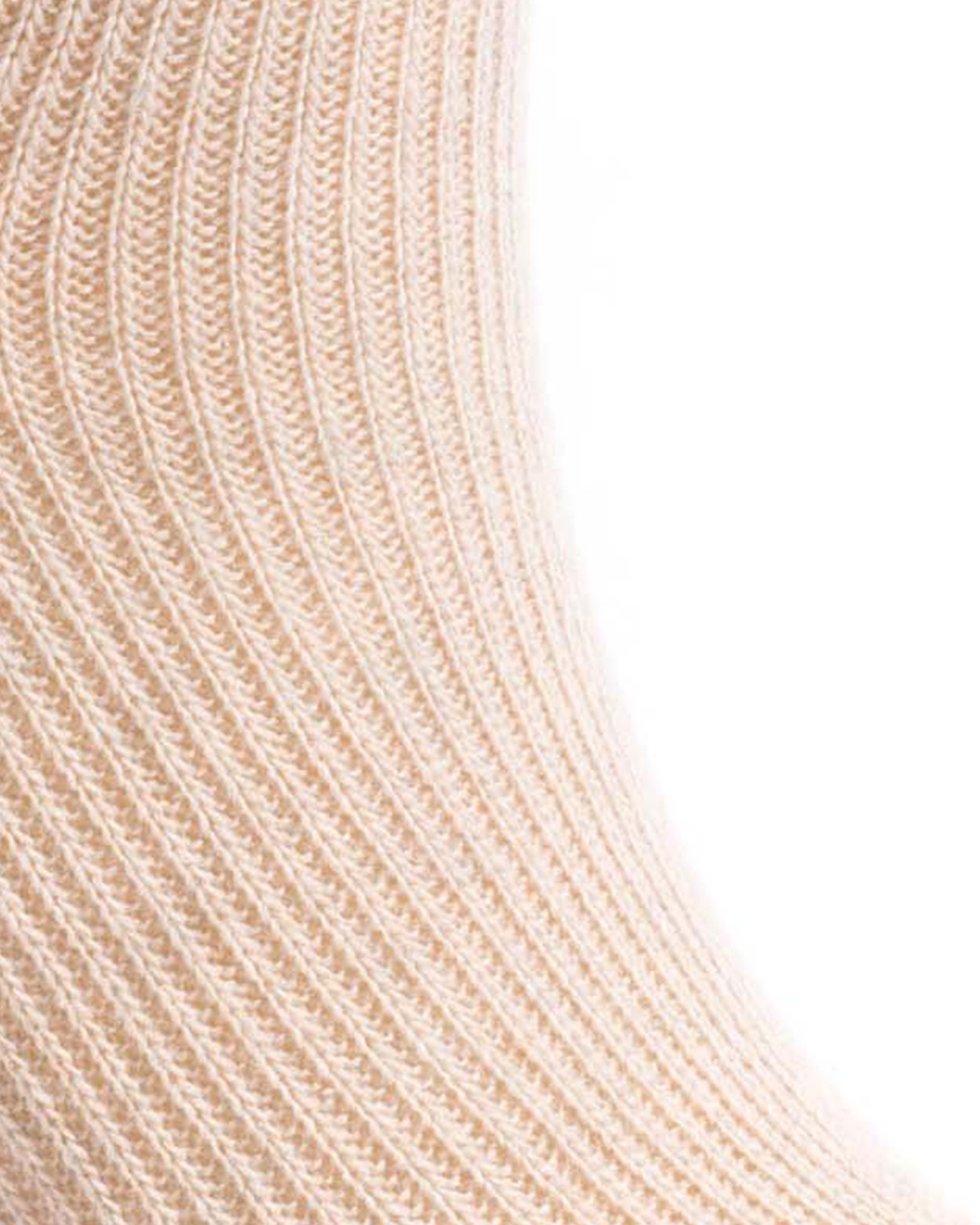 Lanai knee-high cashmere socks 70% wool 30% cashmere Mushroom