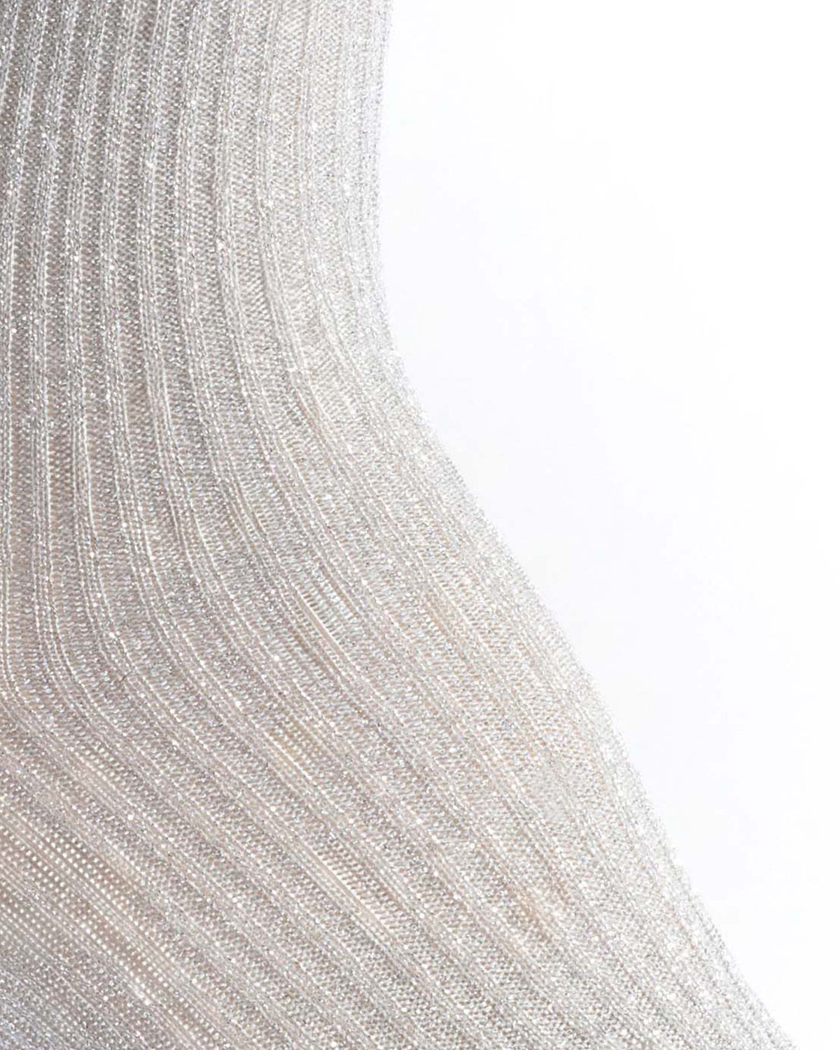 Noa glitter socks 52% nylon 48% polyester Silver