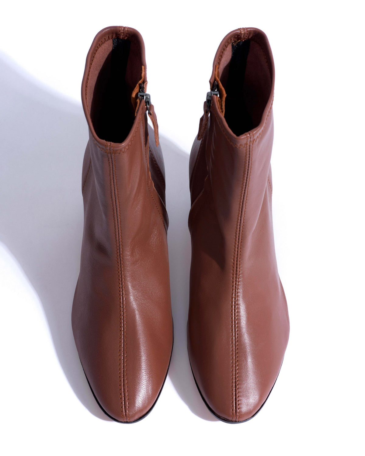 Hanny 55 stacked stretch Silky lamb Chocolate