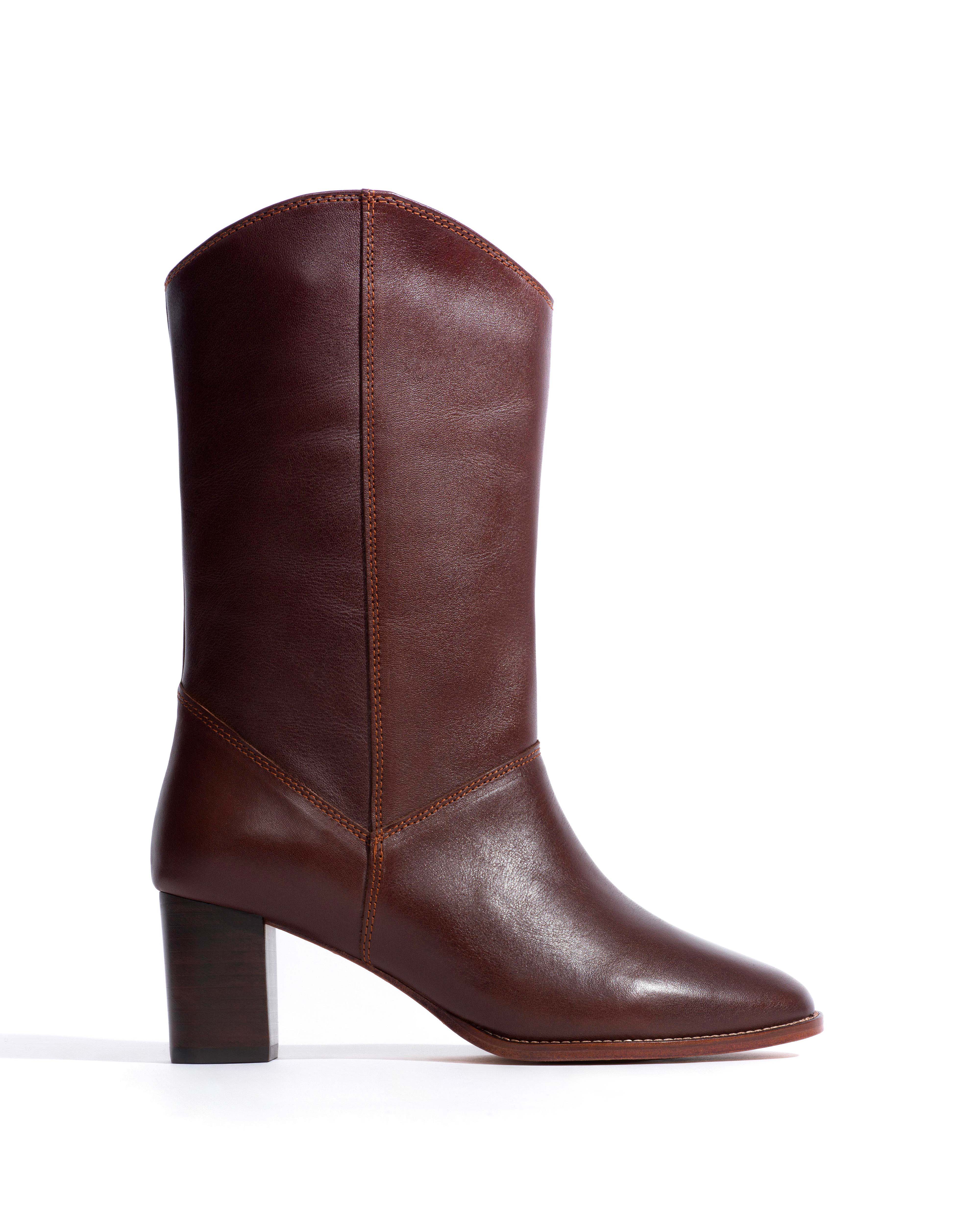 Hirah 55 Vegetal soft calf Coffee brown