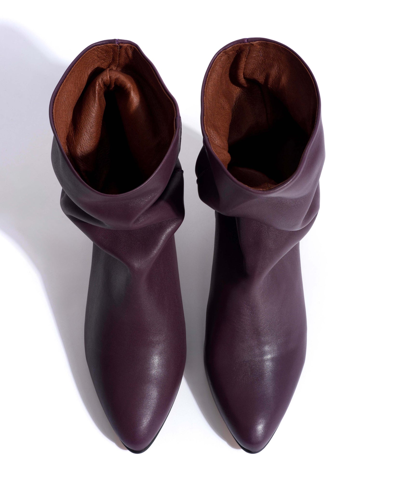 Vully 50 stiletto Soft calf Fig purple
