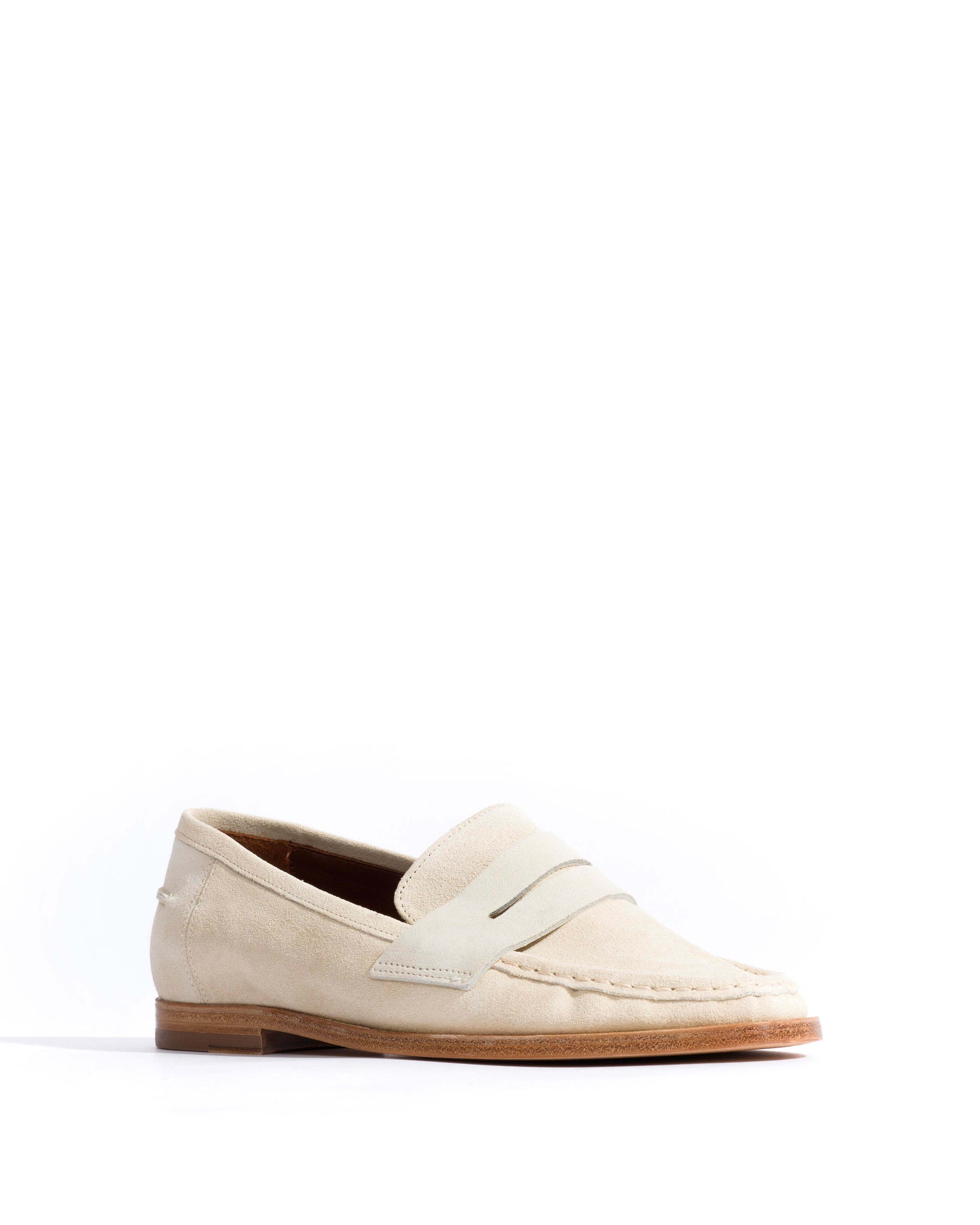Jesha Calf suede Antique white
