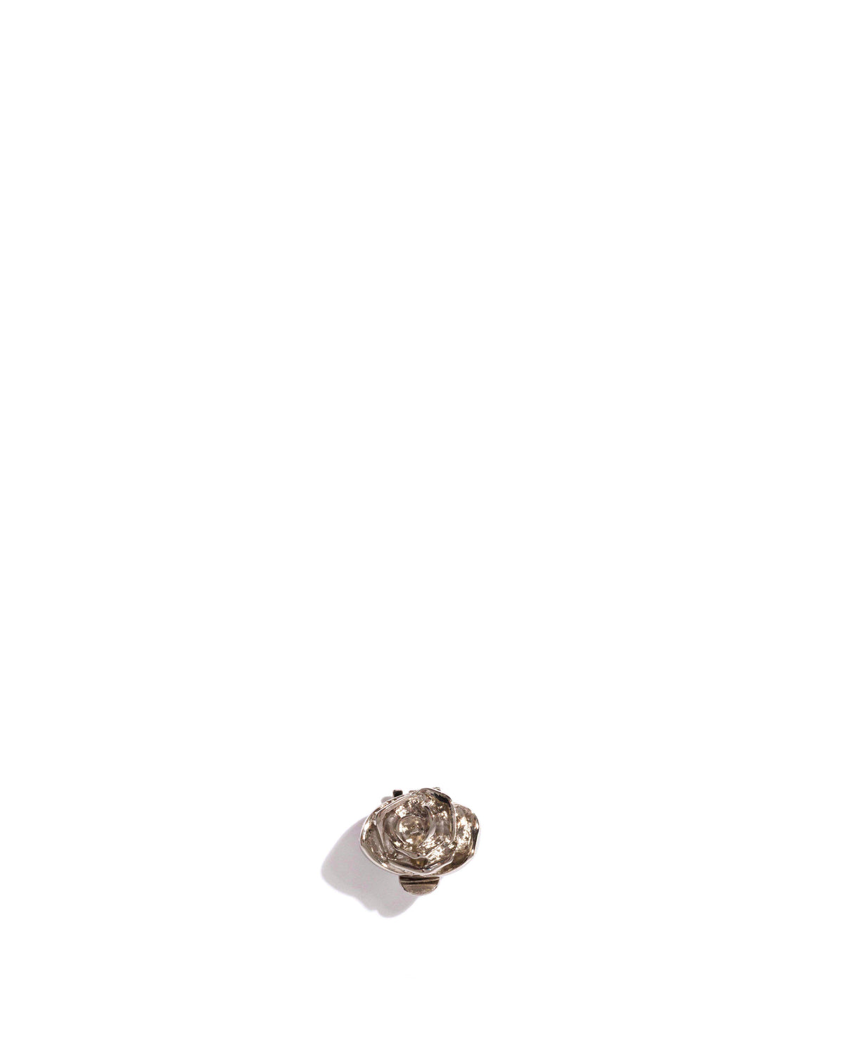 Metallic rose clip Metal Silver
