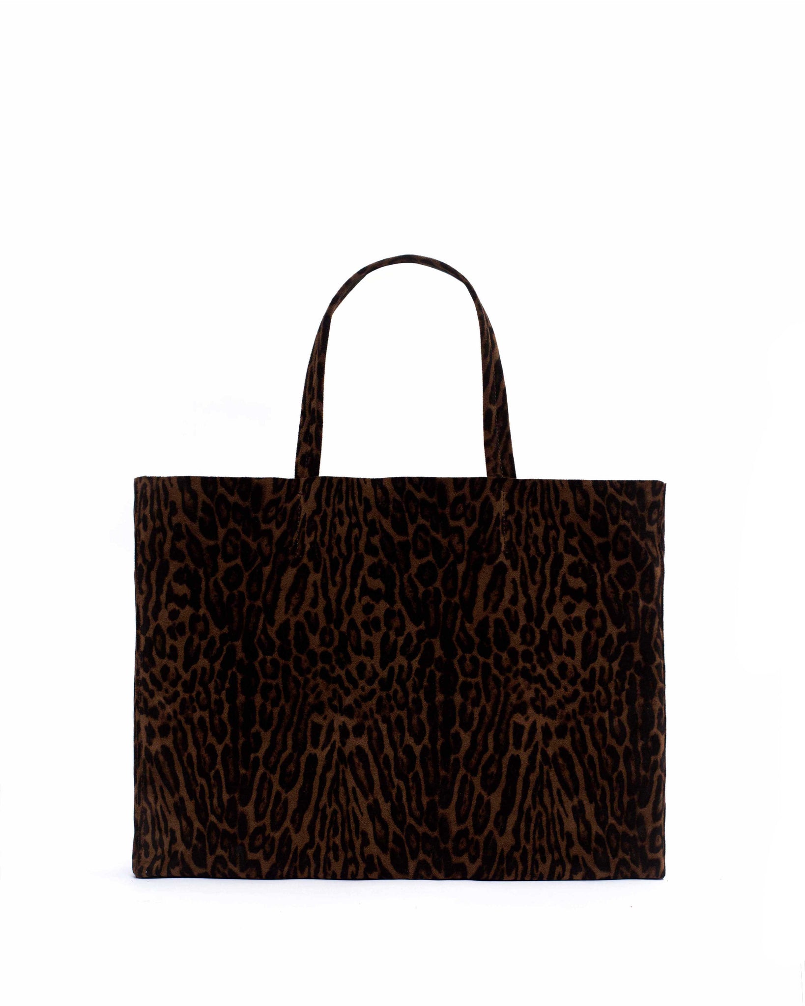 Ruba shopper Calf suede print Jaguar - Anonymous Copenhagen