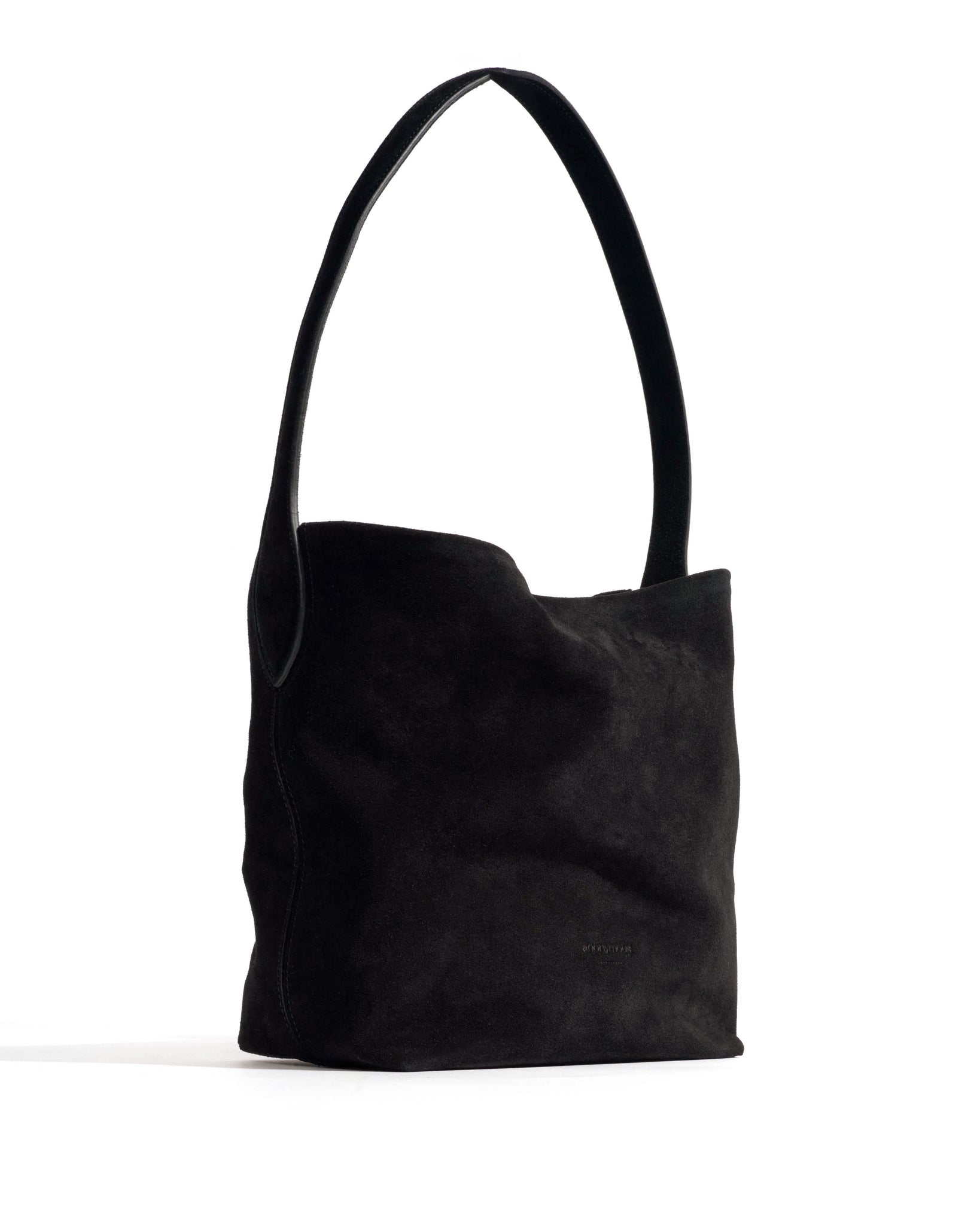 Versa slouchy petite bag Calf suede Black - Anonymous Copenhagen Bags