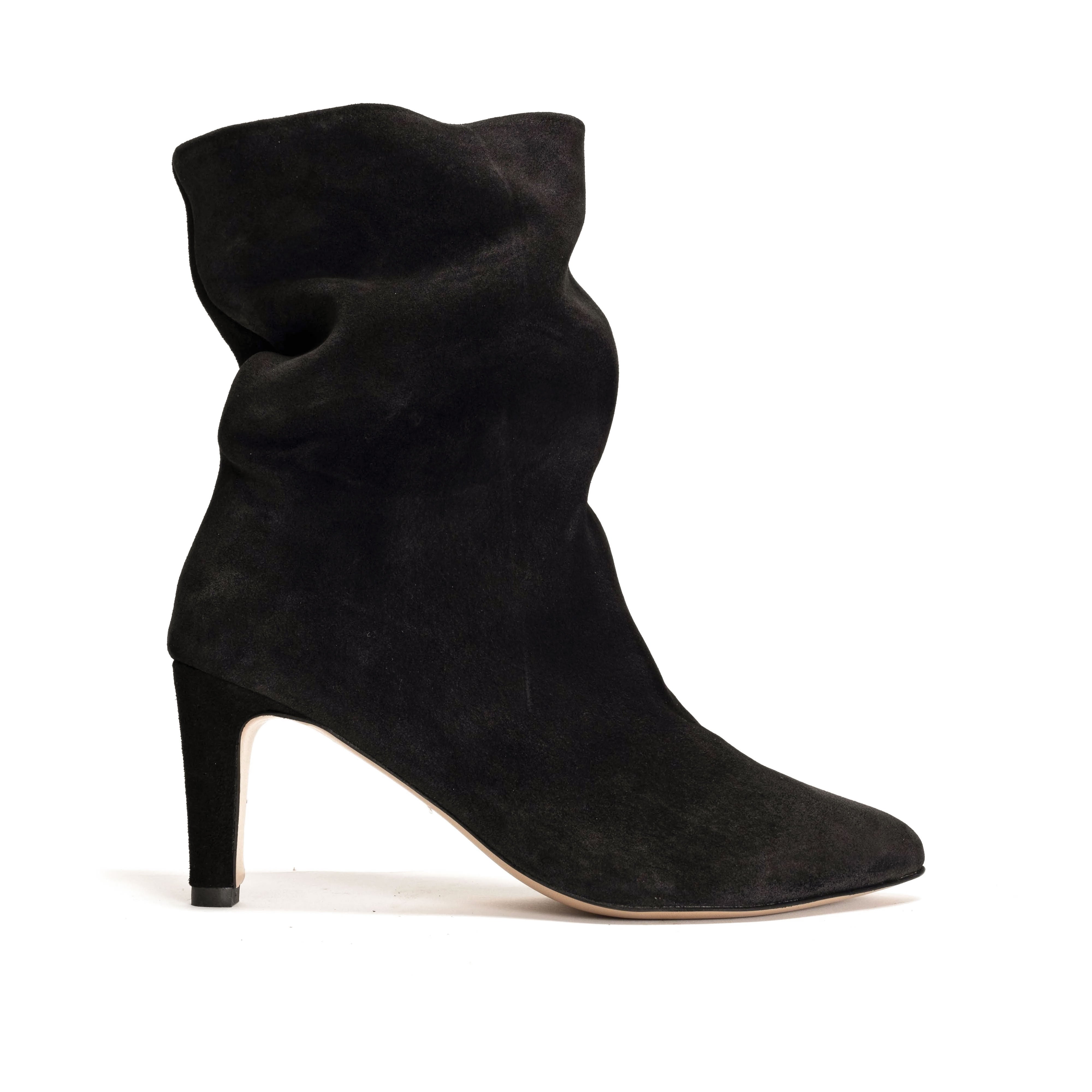 Vully 75 stiletto Calf suede Black