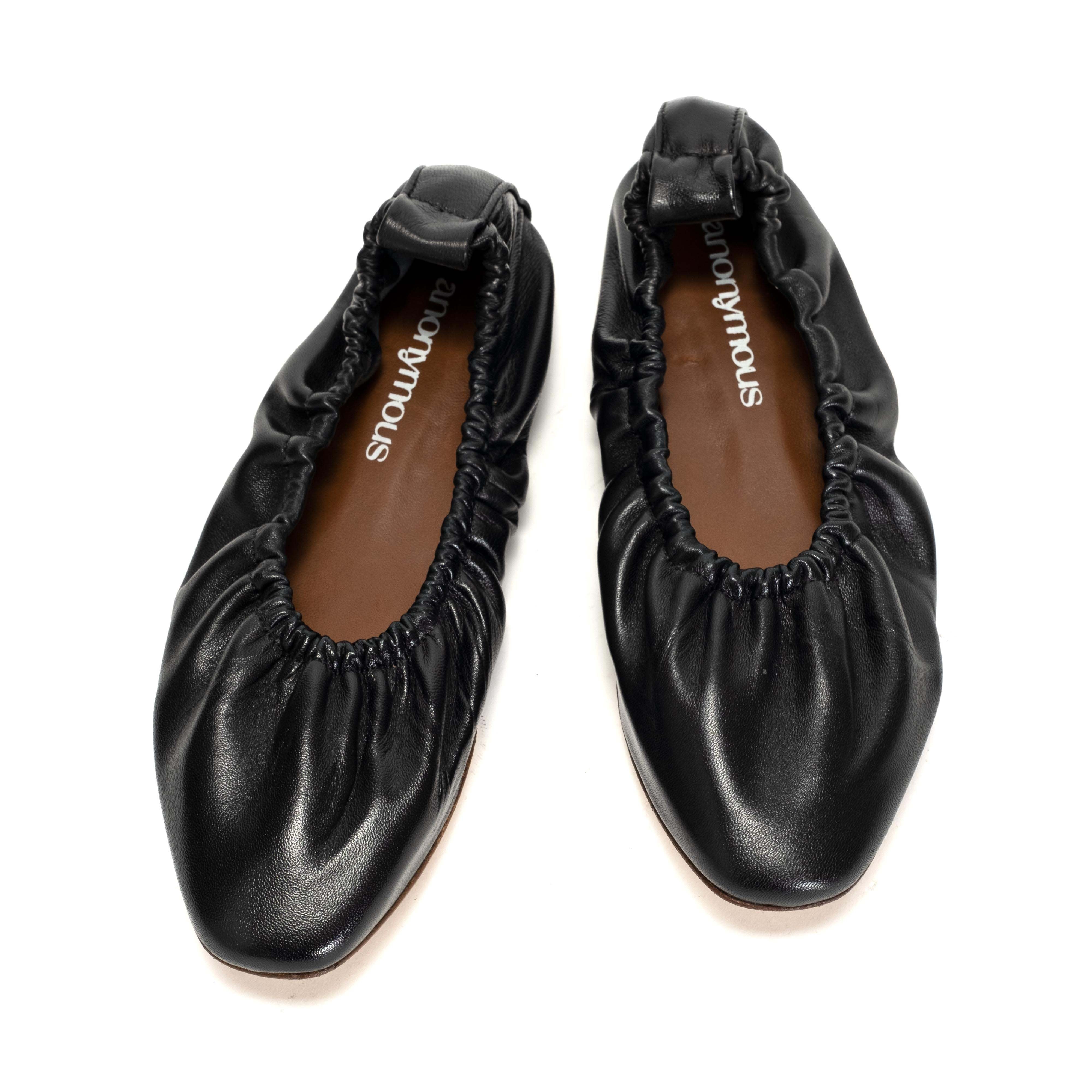 Mirelda Shiny Lamb Black