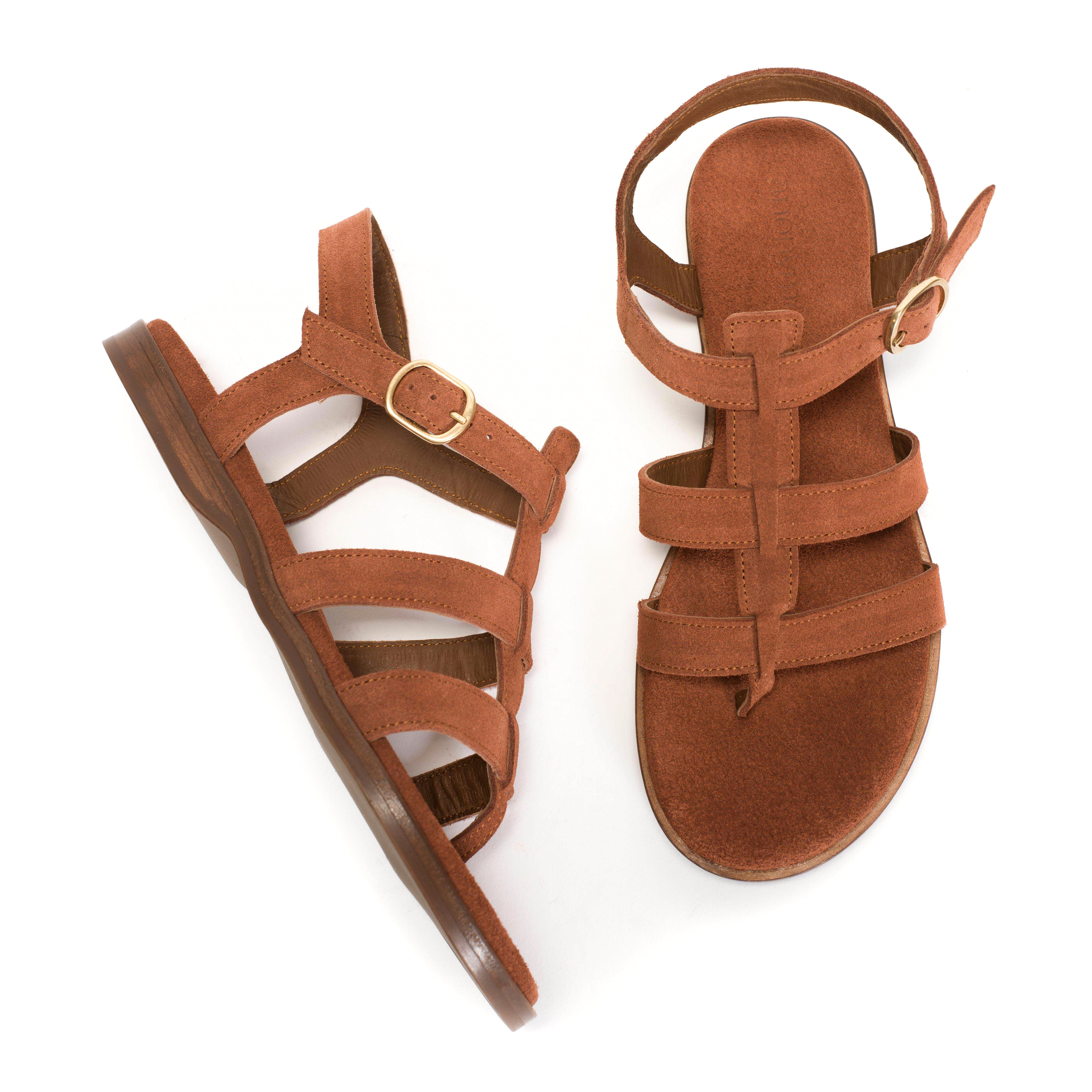 Bobbie Calf suede Natural coral