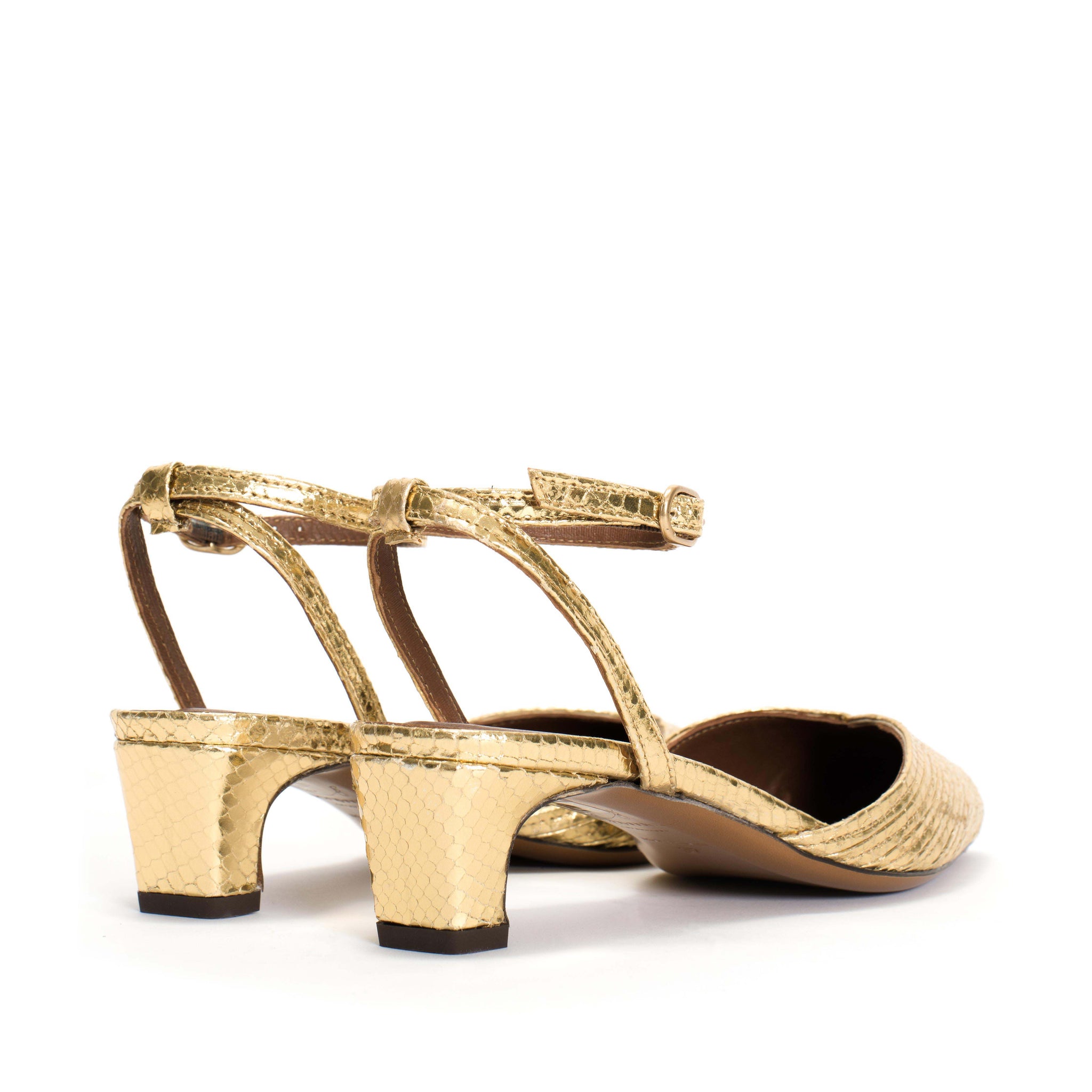 Givia 40 Snake metallic calf Gold - Anonymous Copenhagen