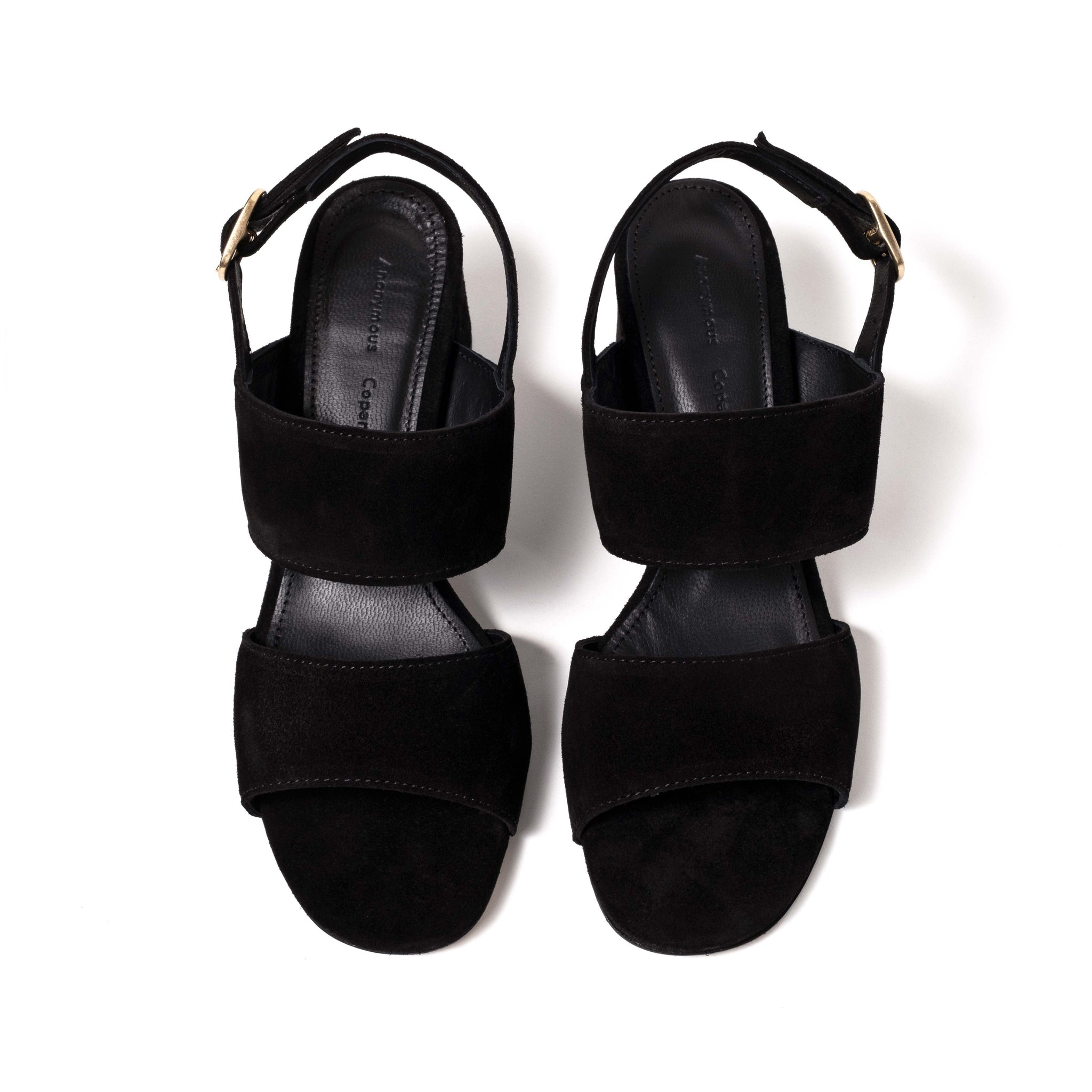 Belinda 55 Calf suede Black - Anonymous Copenhagen