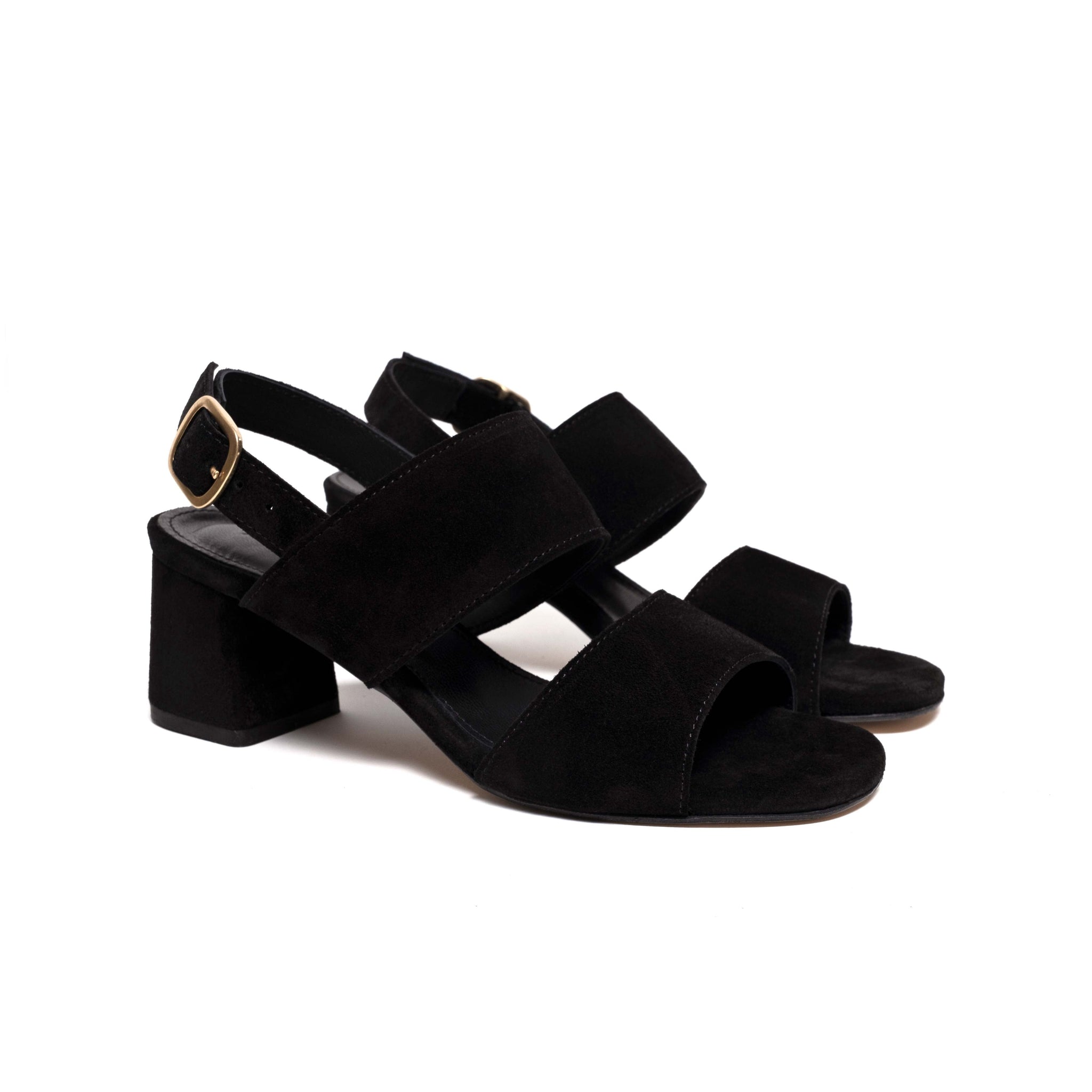 Belinda 55 Calf suede Black - Anonymous Copenhagen