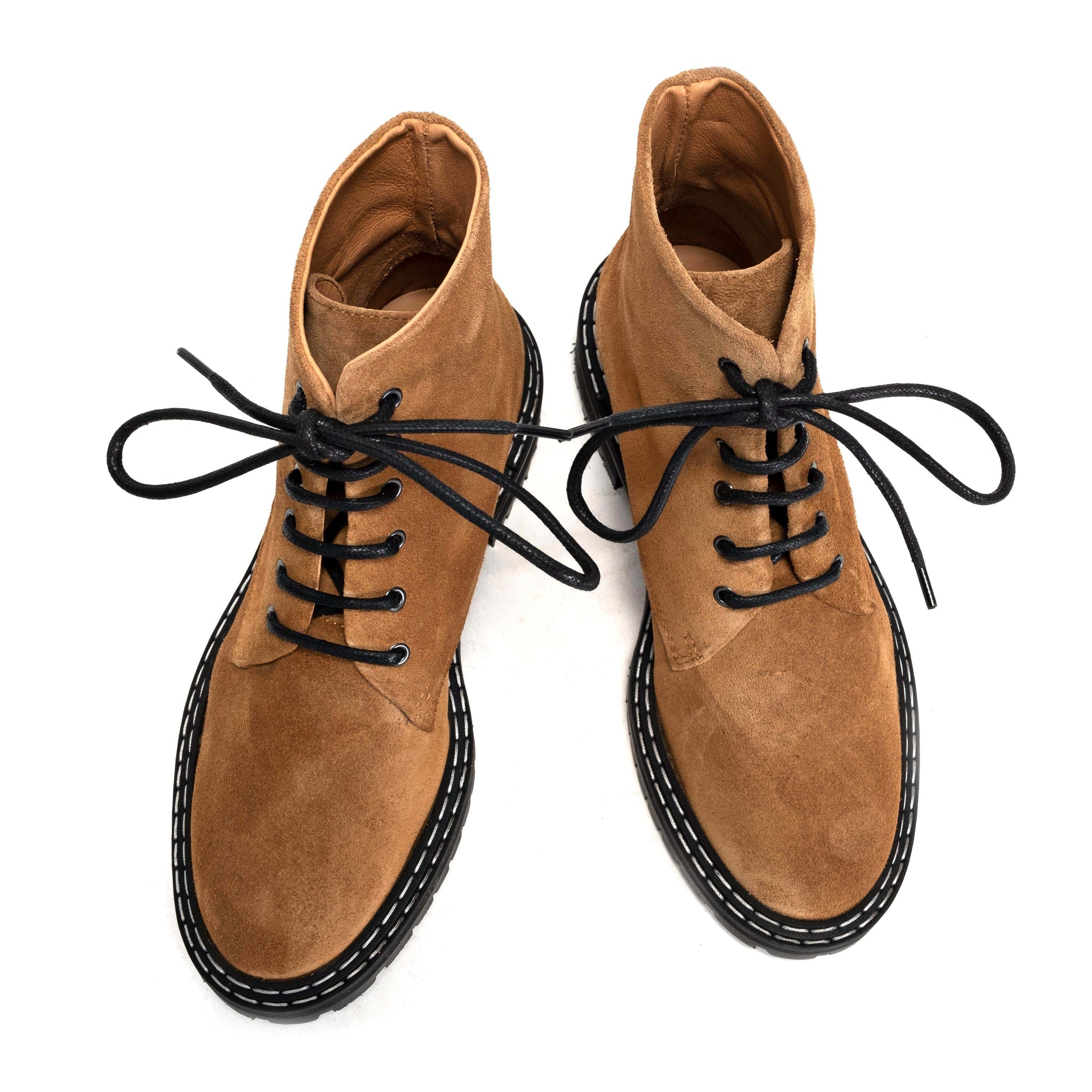 Niobe calf suede bamboo Brown - Anonymous Copenhagen