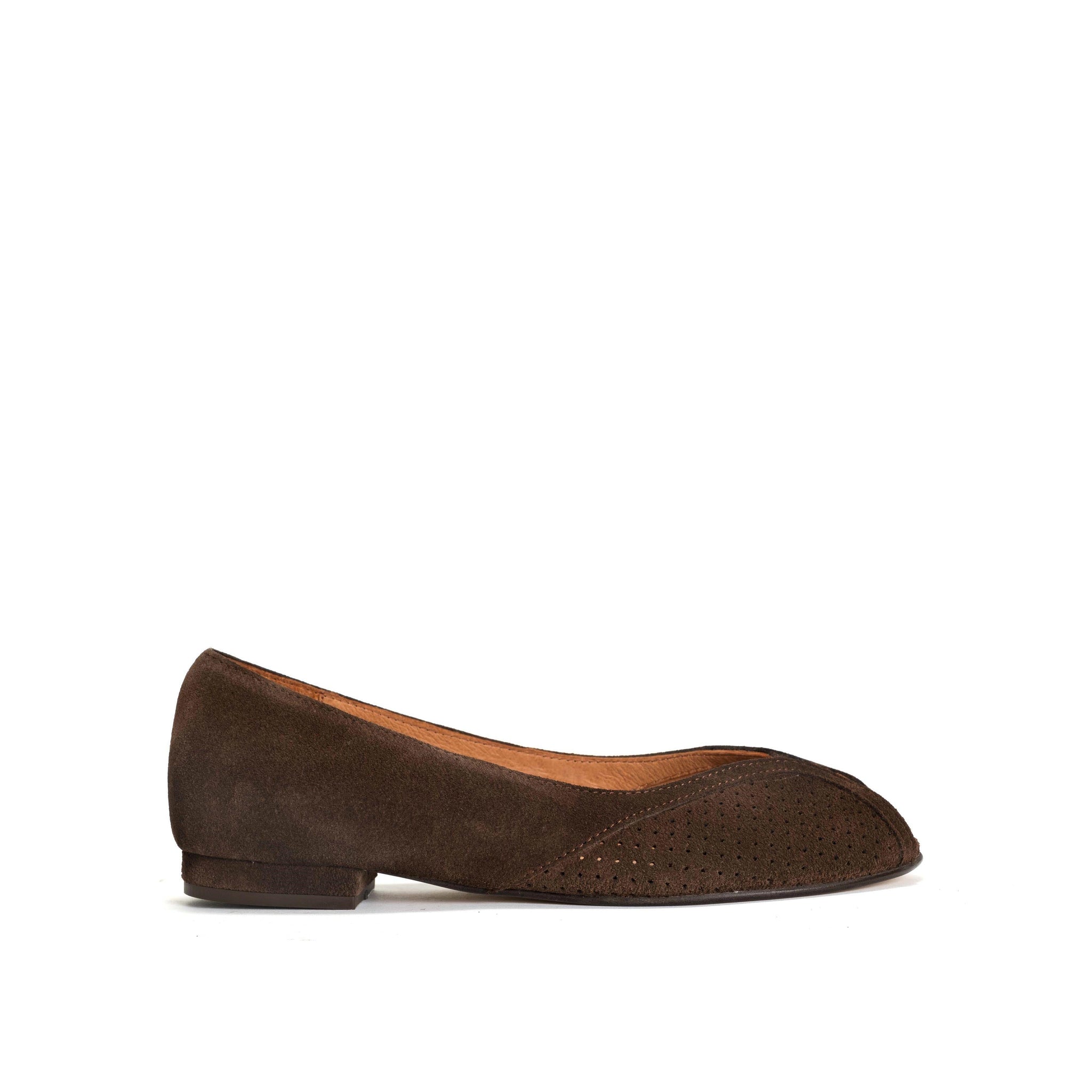 Tiffy Calf suede Coffee brown - Anonymous Copenhagen