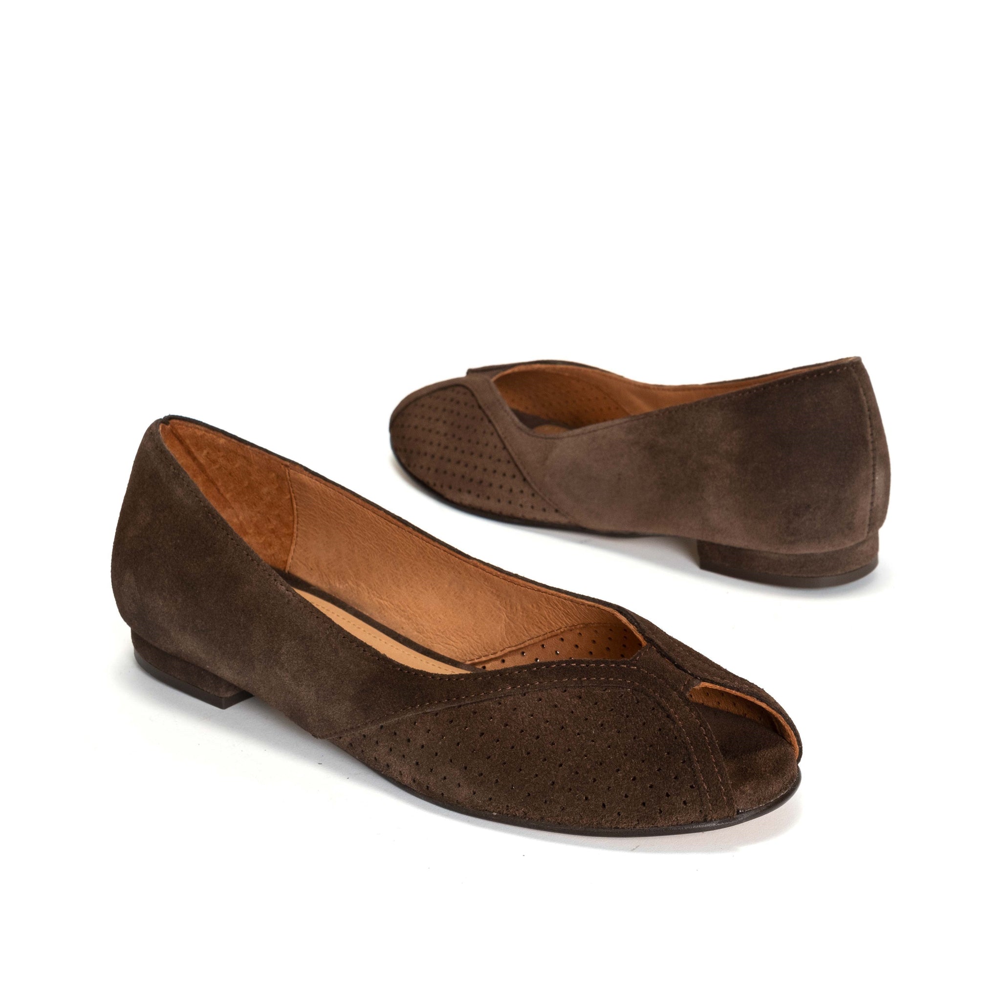 Tiffy Calf suede Coffee brown - Anonymous Copenhagen