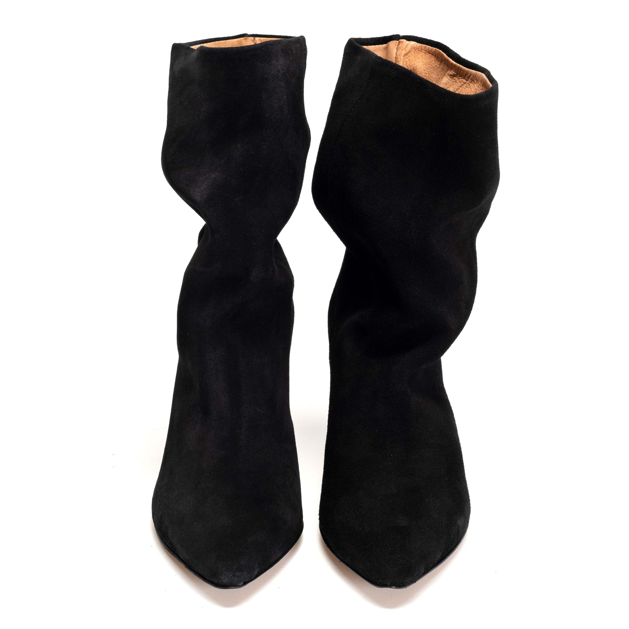 Vully 75 stiletto Calf suede Black - Anonymous Copenhagen