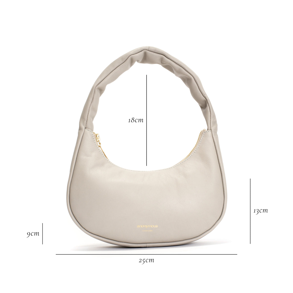 Shane petite pillow bag Soft calf Ash